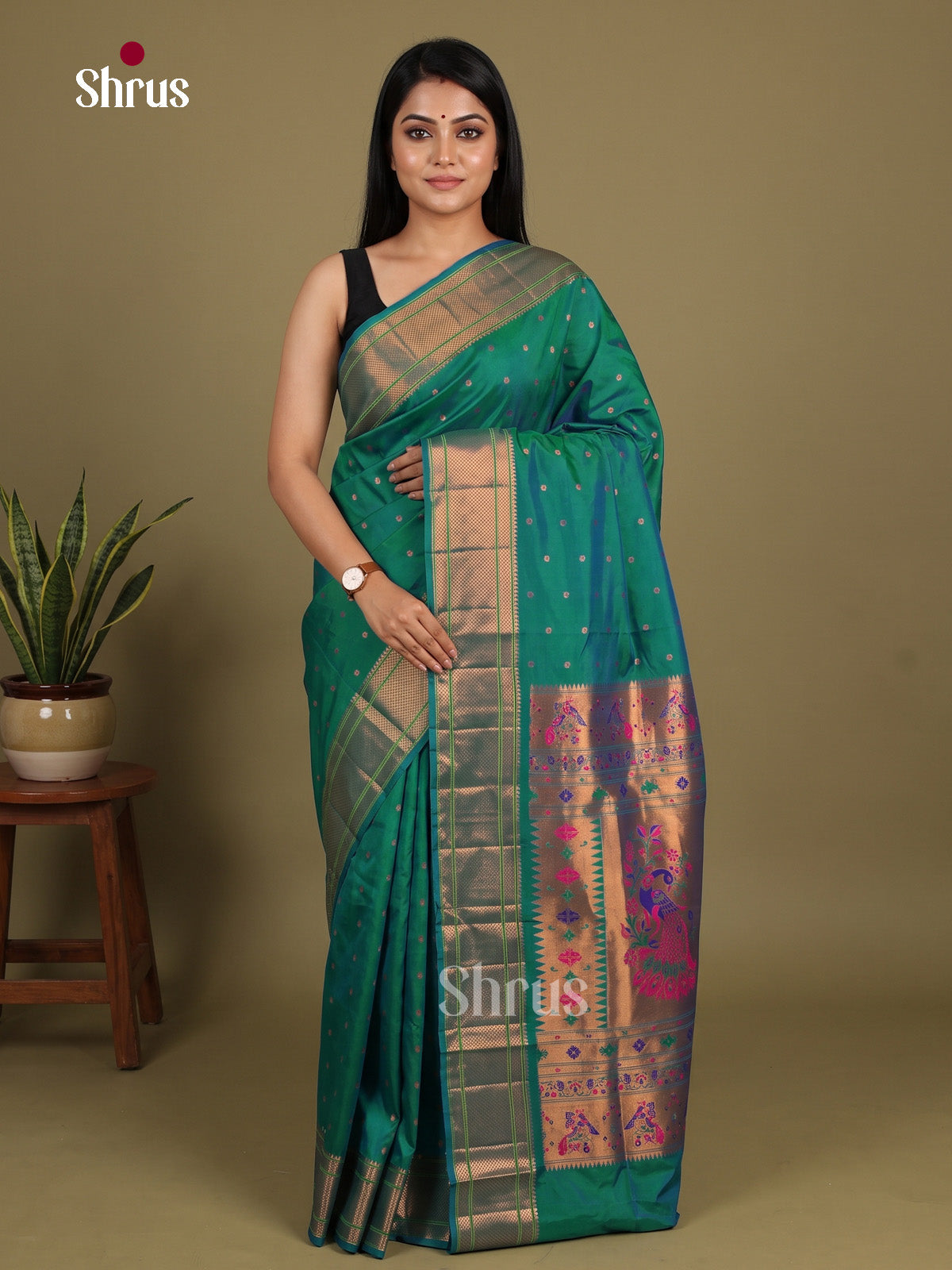 Semi Paithani Saree - EI19165