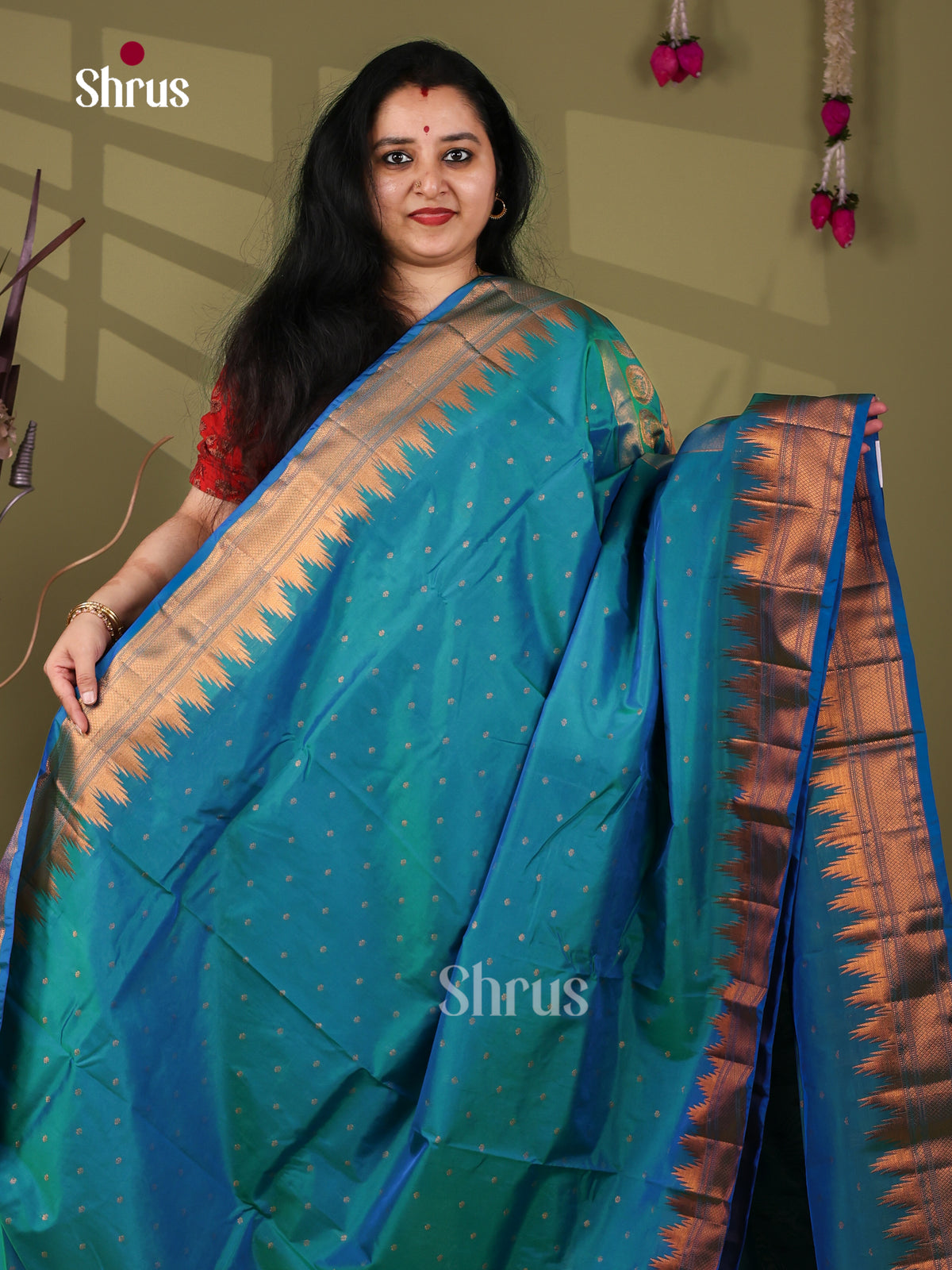 Semi Paithani Saree - EI19173