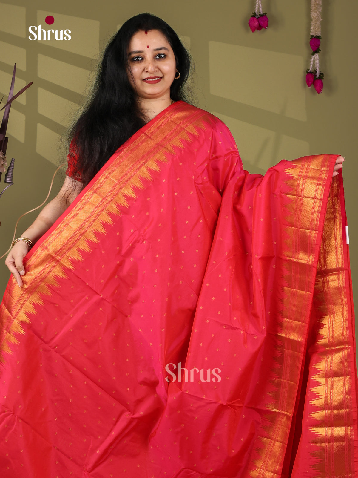 Semi Paithani Saree - EI19174