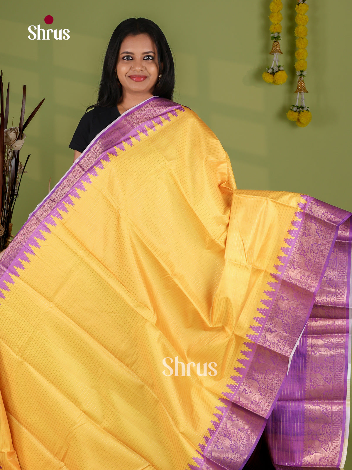 Semi Tussar Saree - EI21001