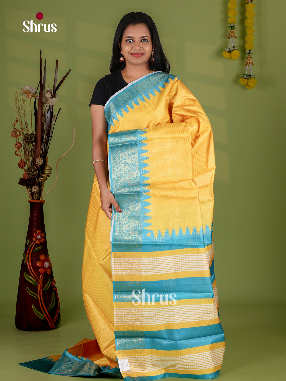 Semi Tussar Saree - EI21003