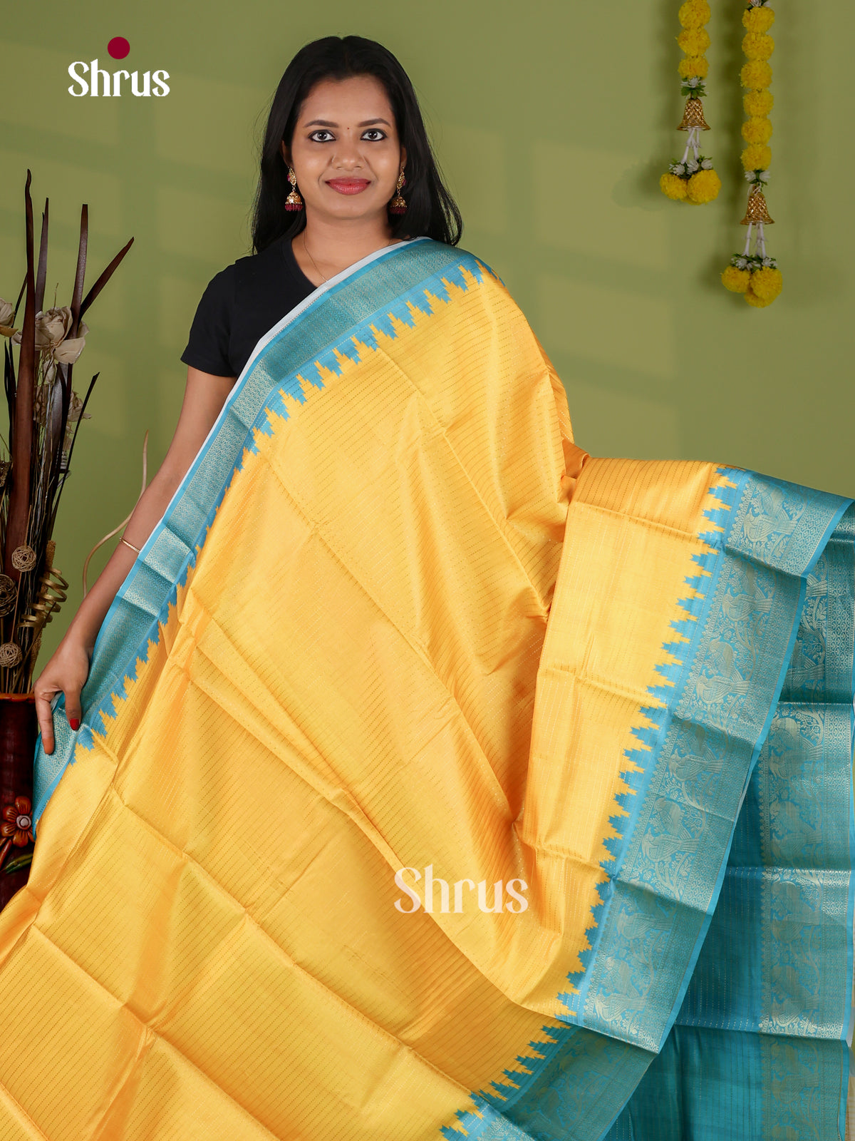 Semi Tussar Saree - EI21003