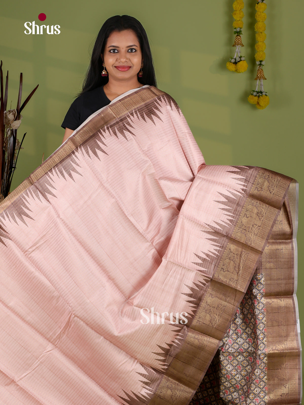 Semi Tussar Saree - EI21010