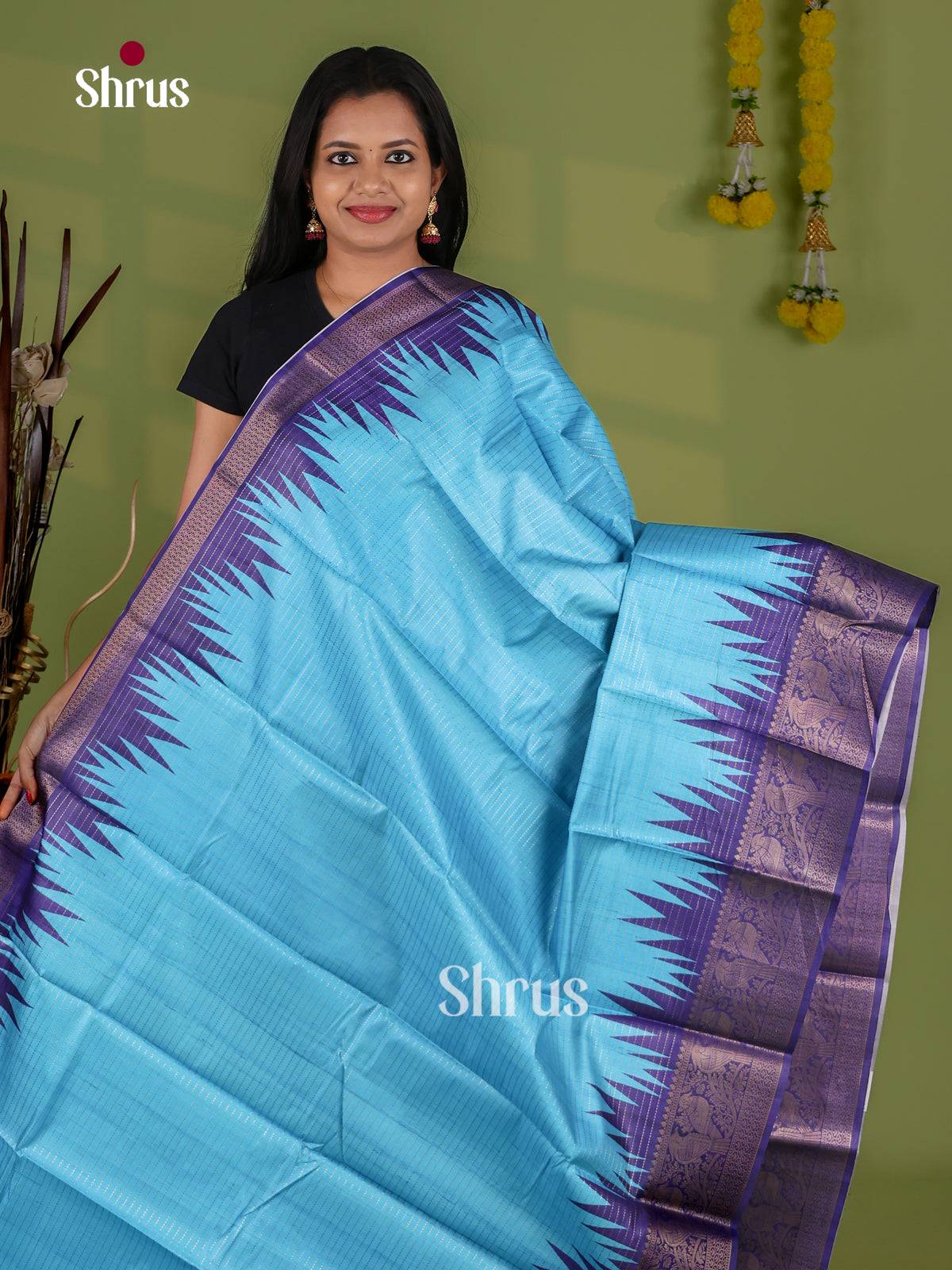 Semi Tussar Saree - EI21015