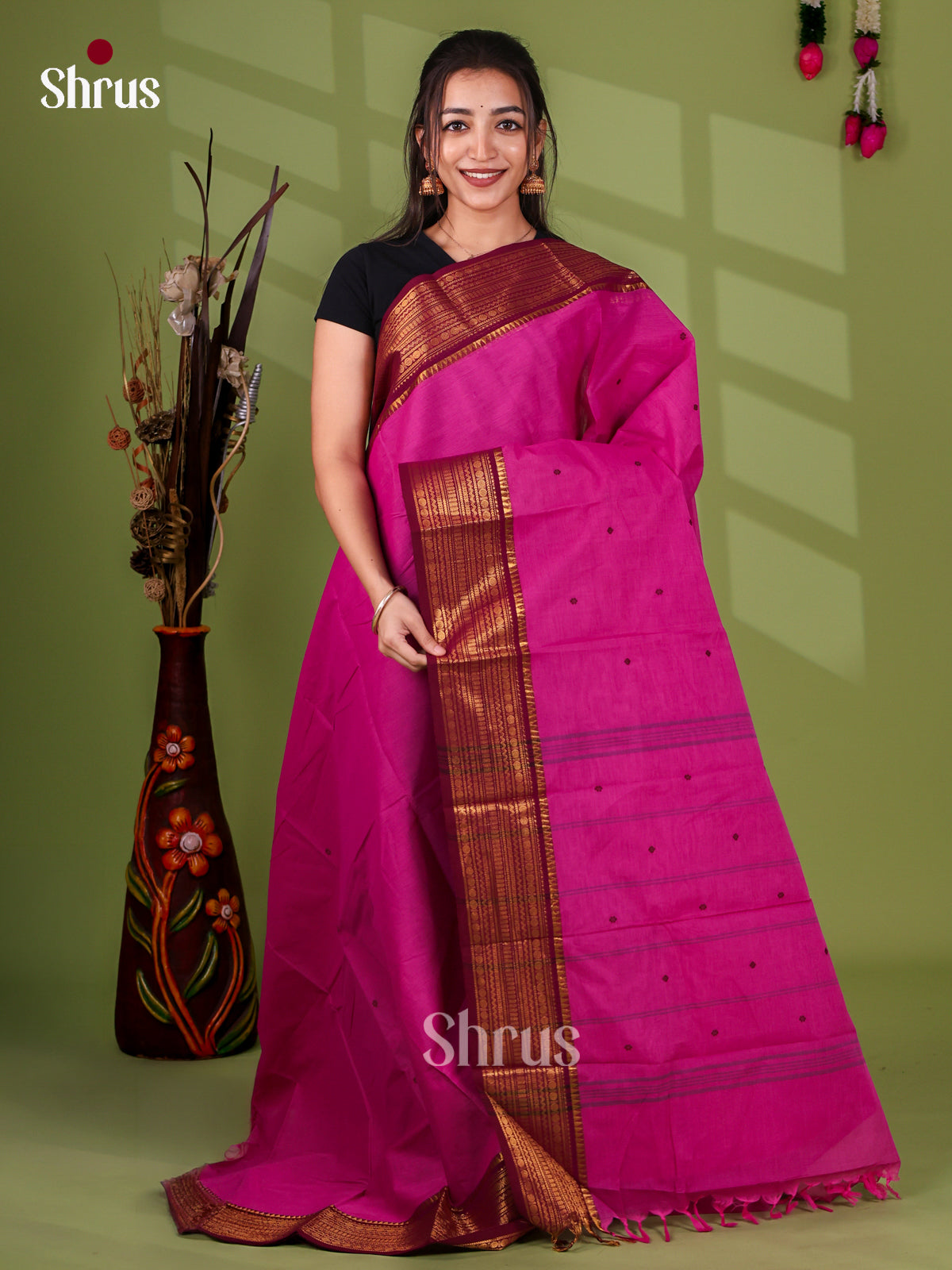 Chettinad Cotton Saree - EI21100