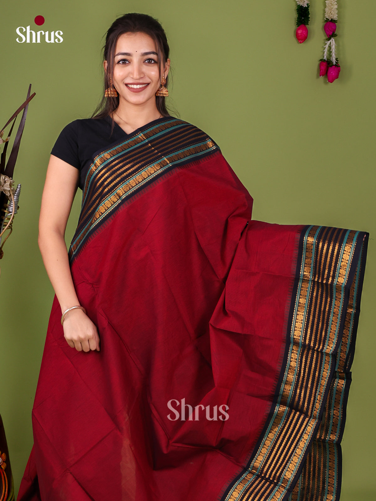 Chettinad Cotton Saree - EI21133