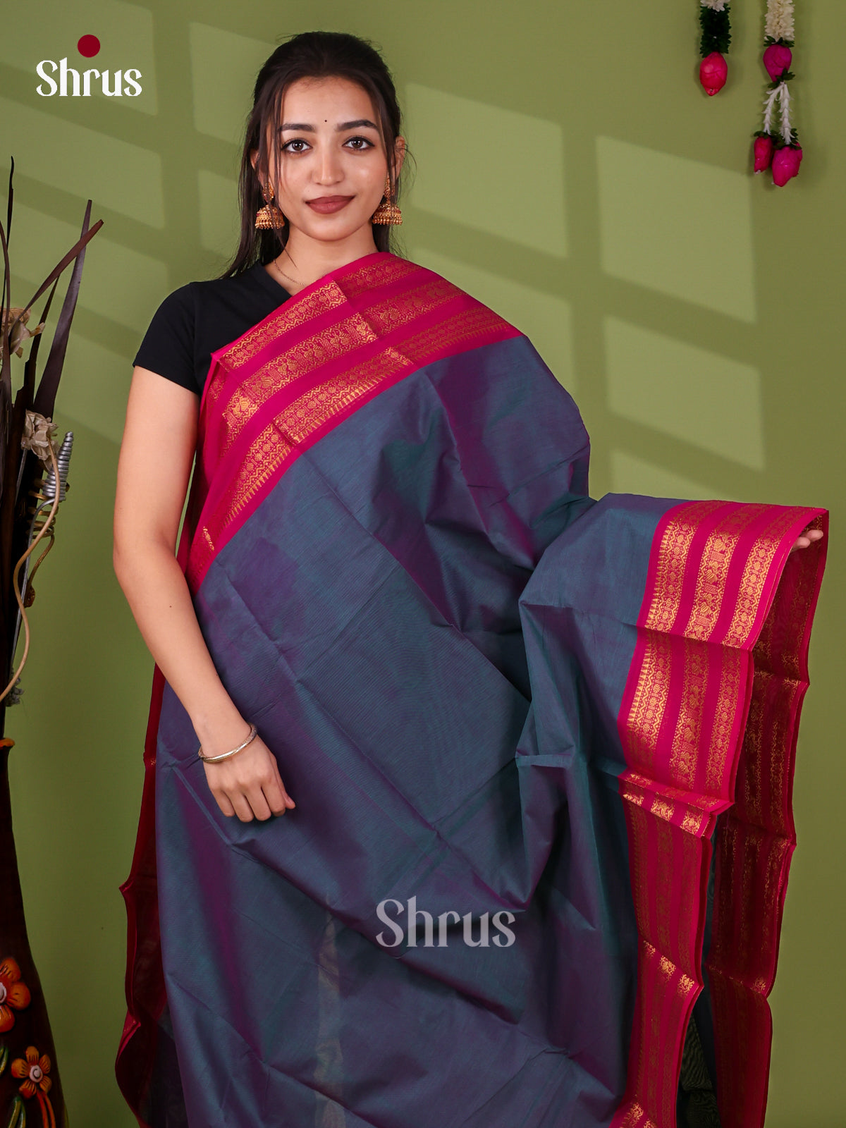 Chettinad Cotton Saree - EI21134