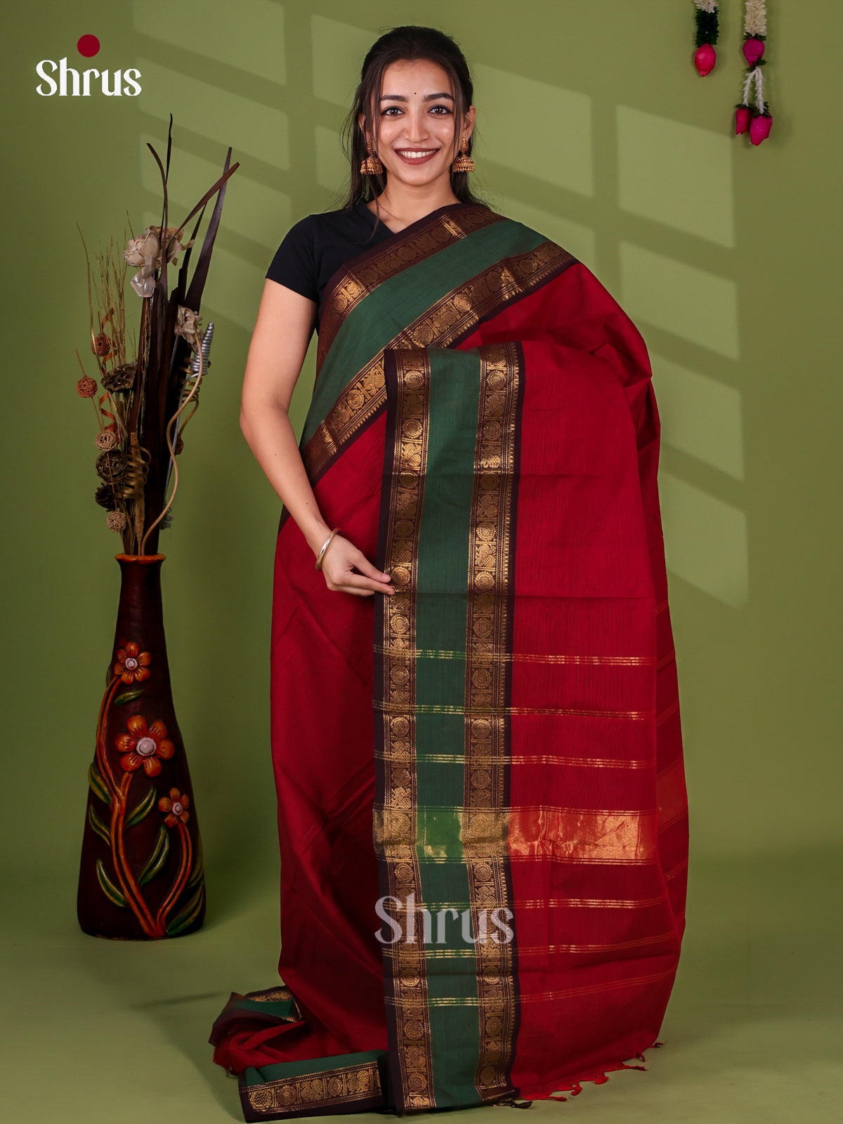 Chettinad Cotton Saree - EI21147
