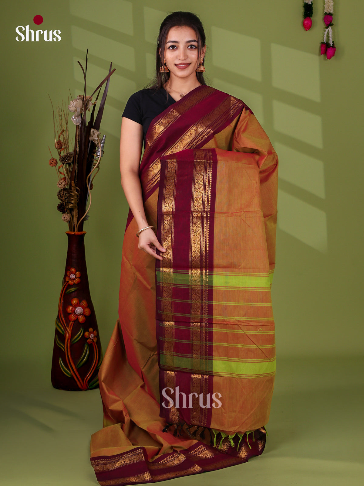 Chettinad Cotton Saree - EI21148