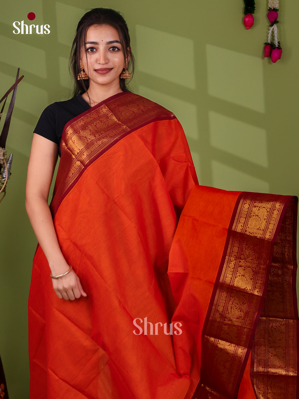 Chettinad Cotton Saree - EI21175