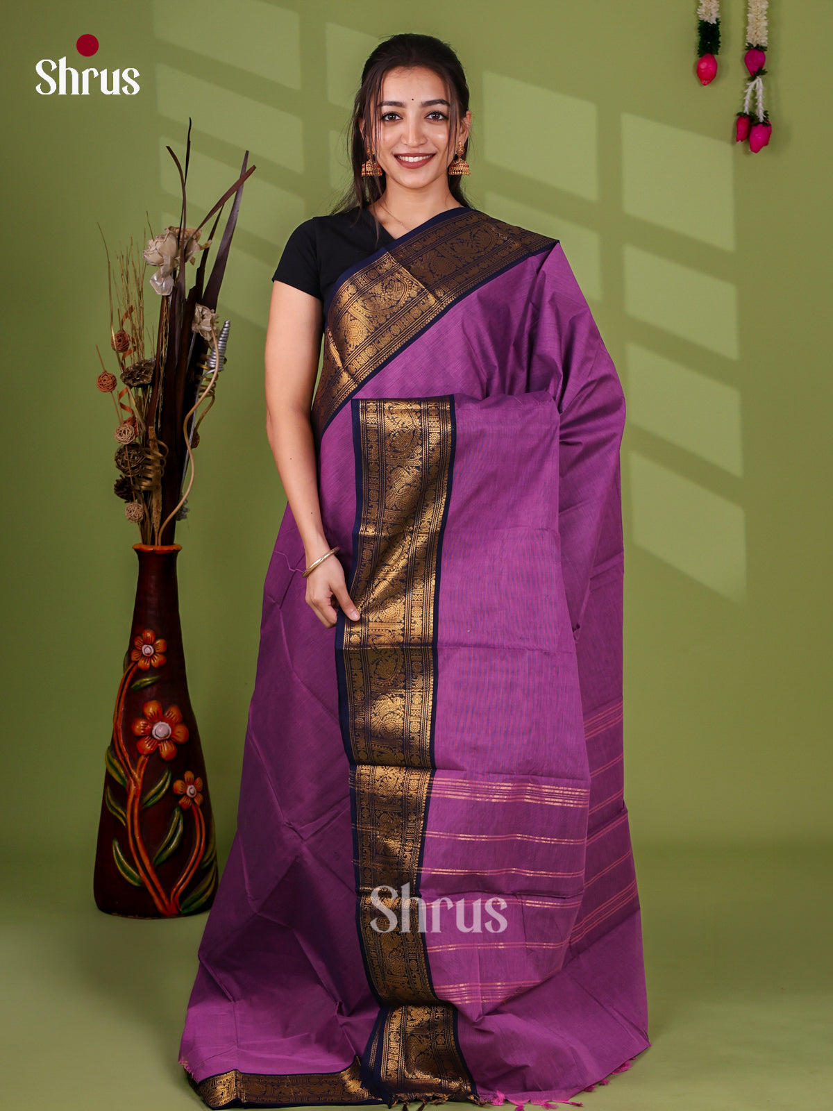 Chettinad Cotton Saree - EI21182