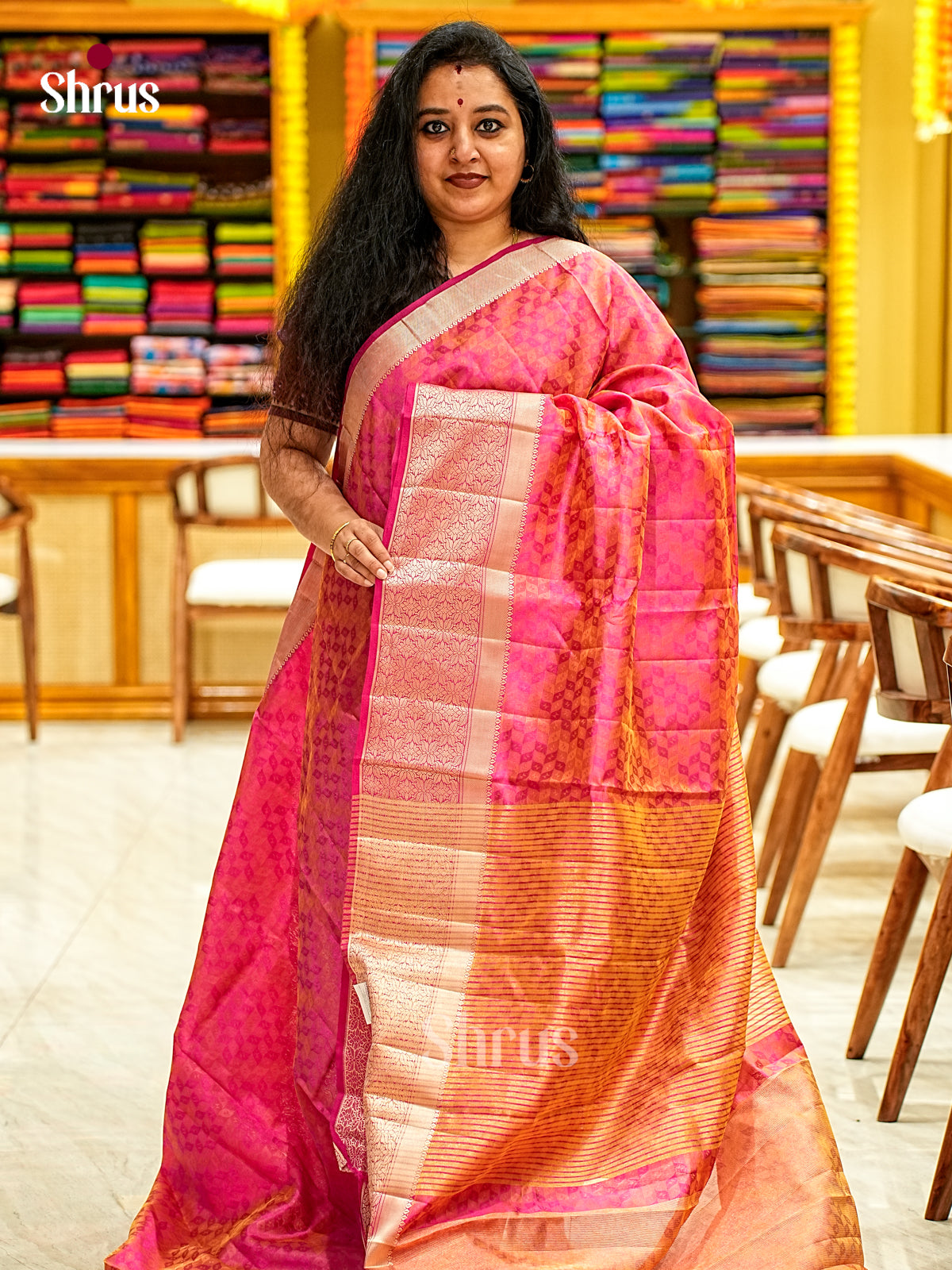 Semi Rawsilk Saree - EI21203