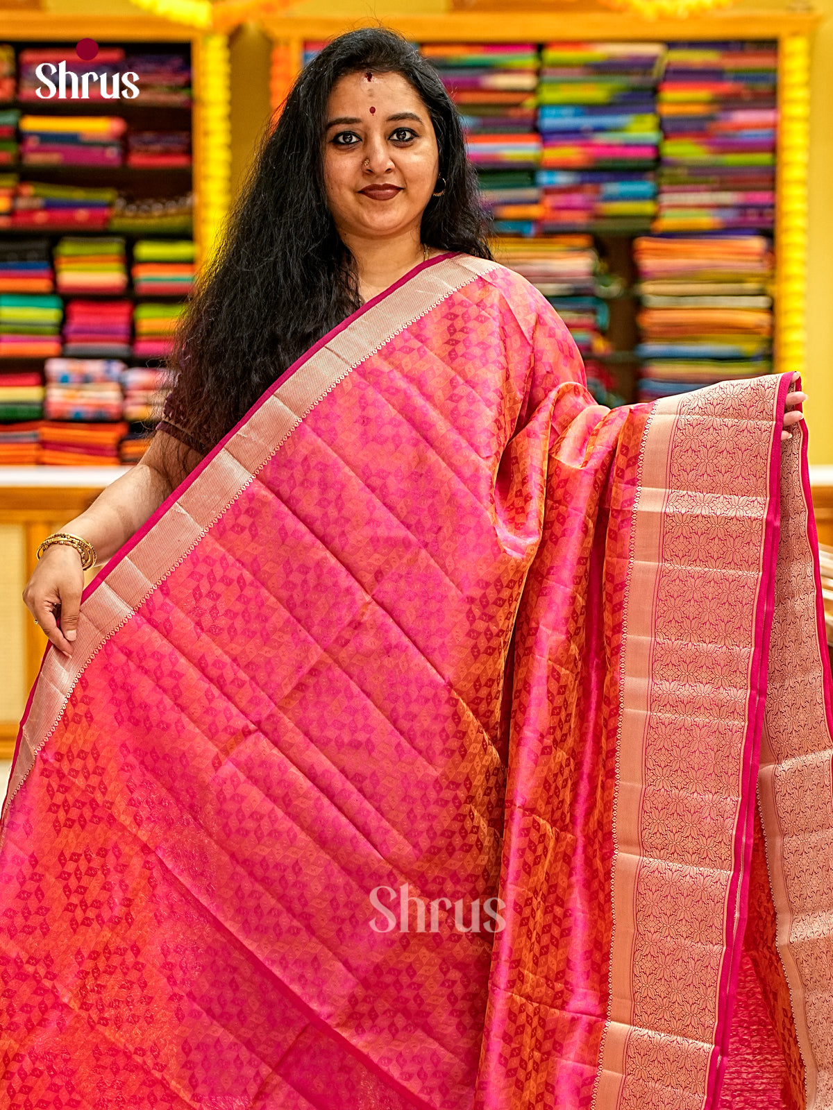 Semi Rawsilk Saree - EI21203