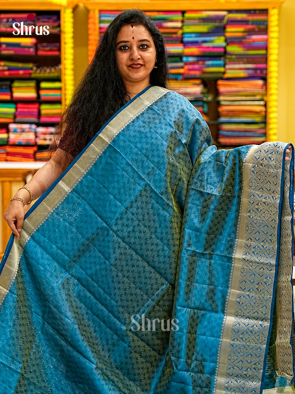 Semi Rawsilk Saree - EI21205