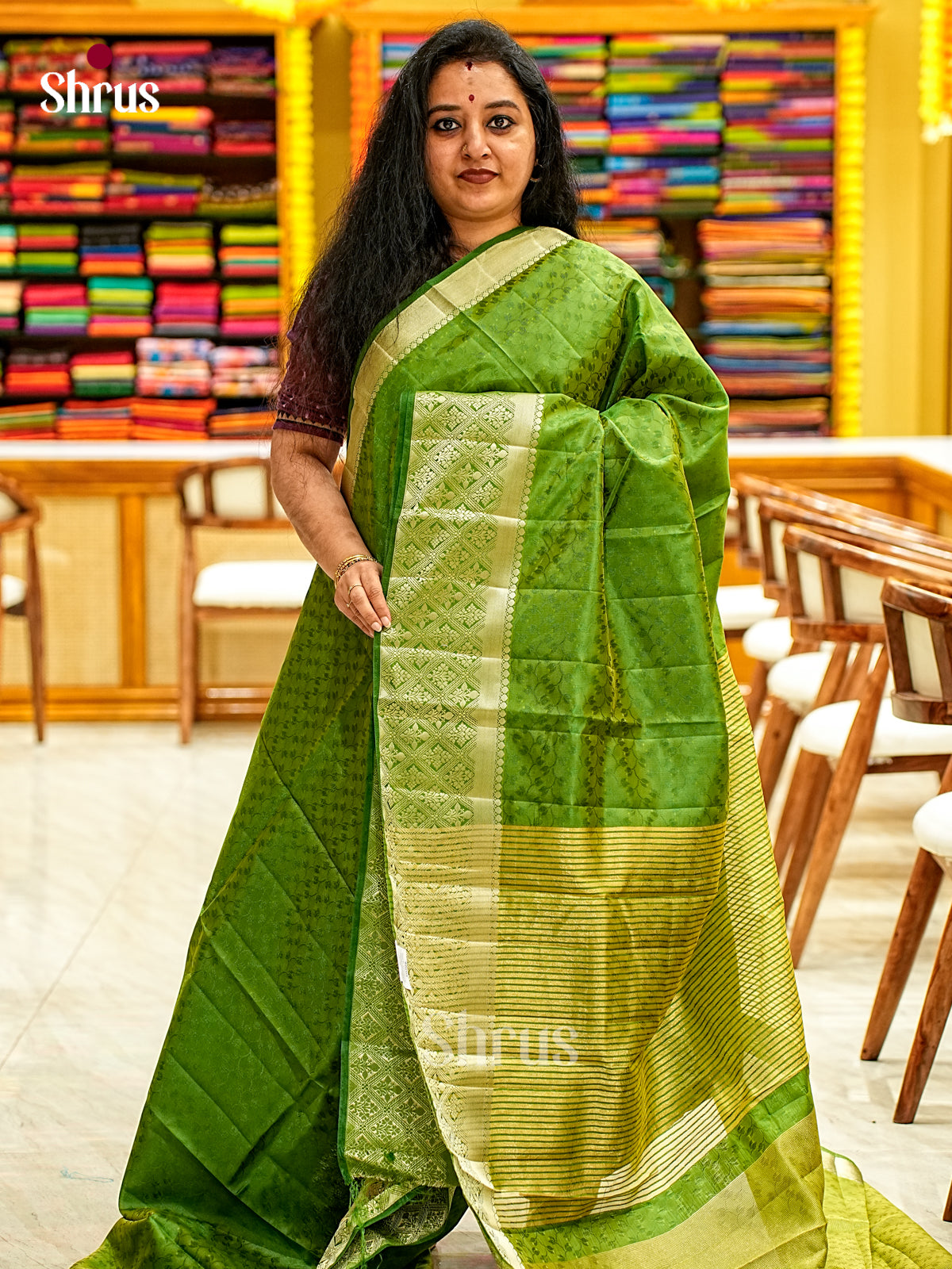 Semi Rawsilk Saree - EI21217