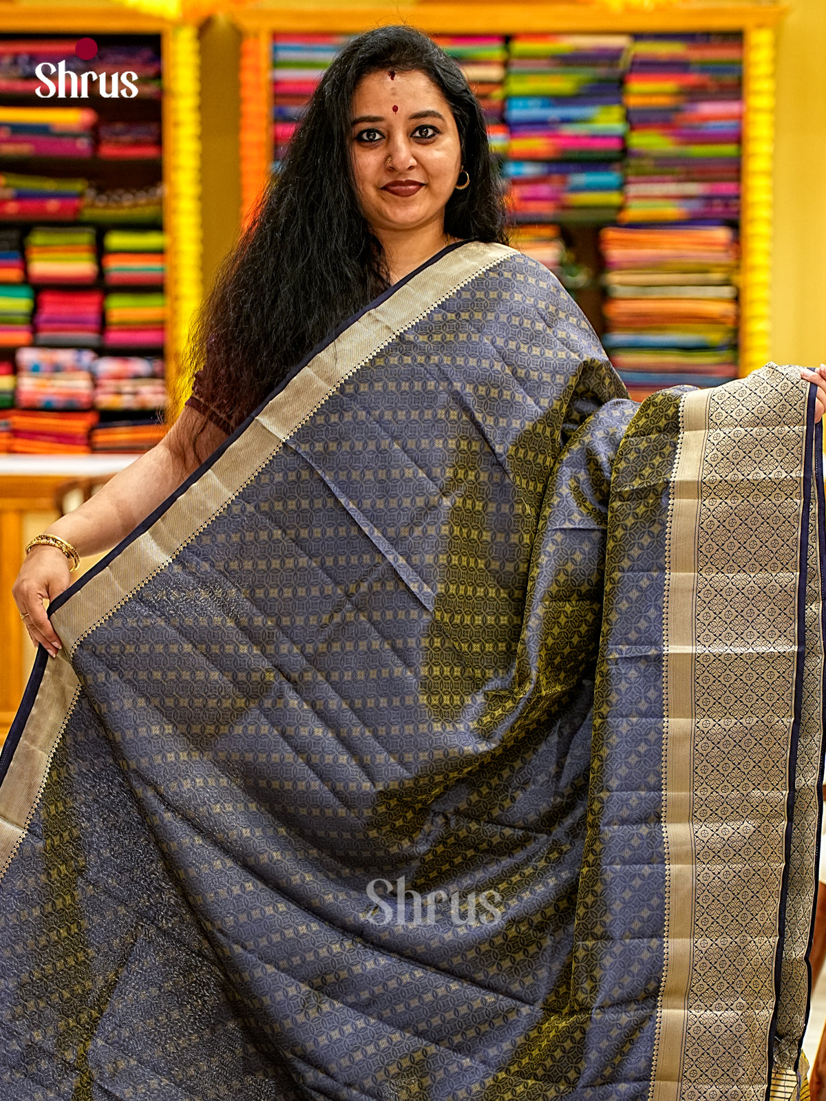 Semi Rawsilk Saree - EI21222
