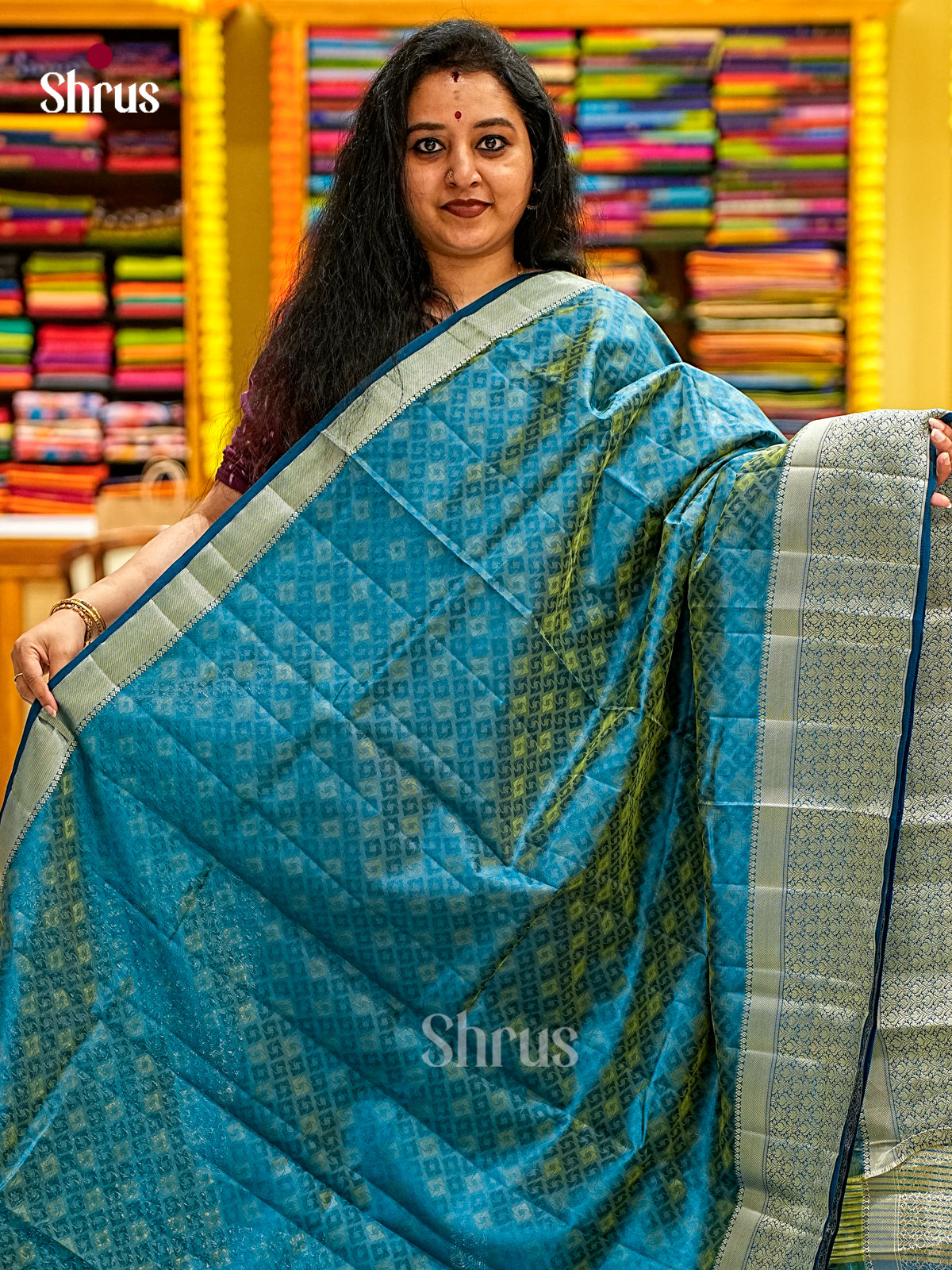 Semi Rawsilk Saree - EI21237