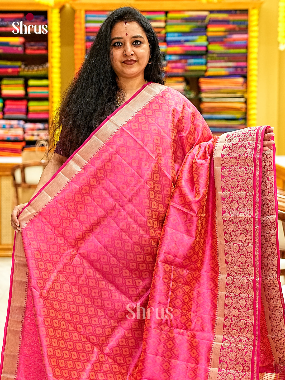 Semi Rawsilk Saree - EI21242