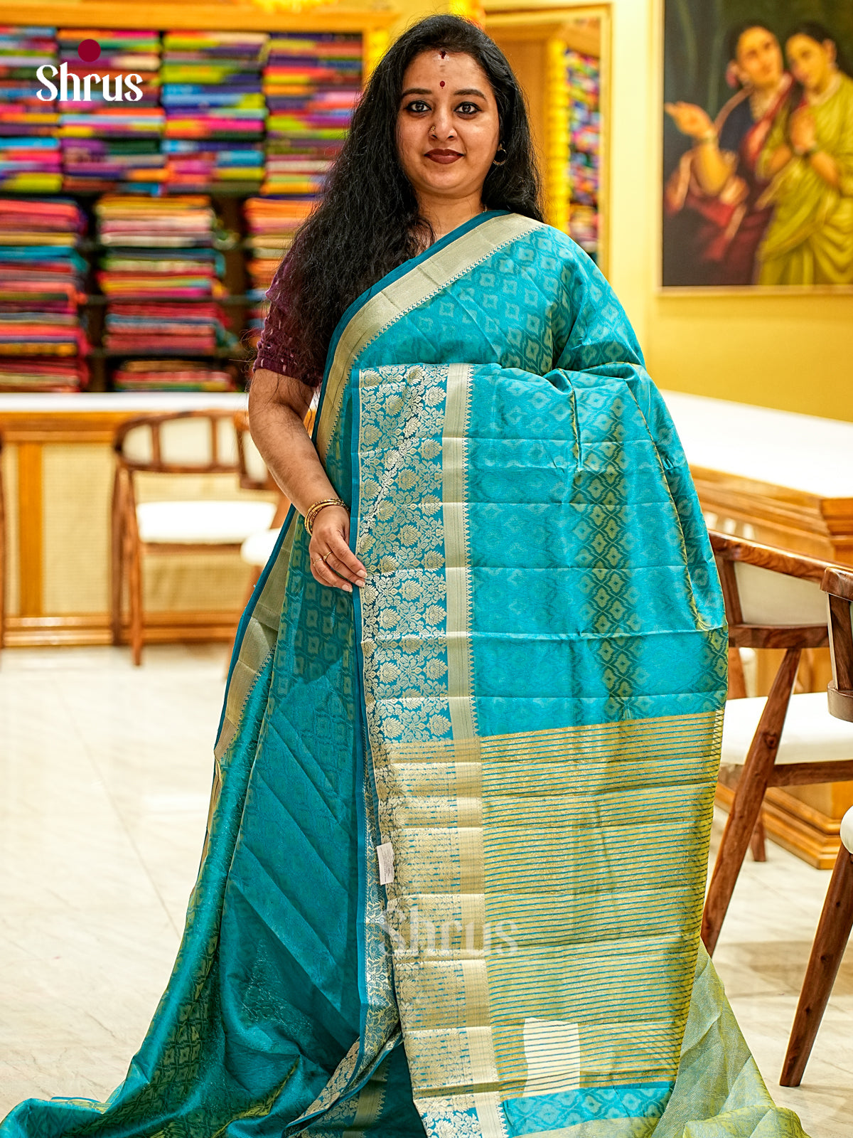 Semi Rawsilk Saree - EI21247