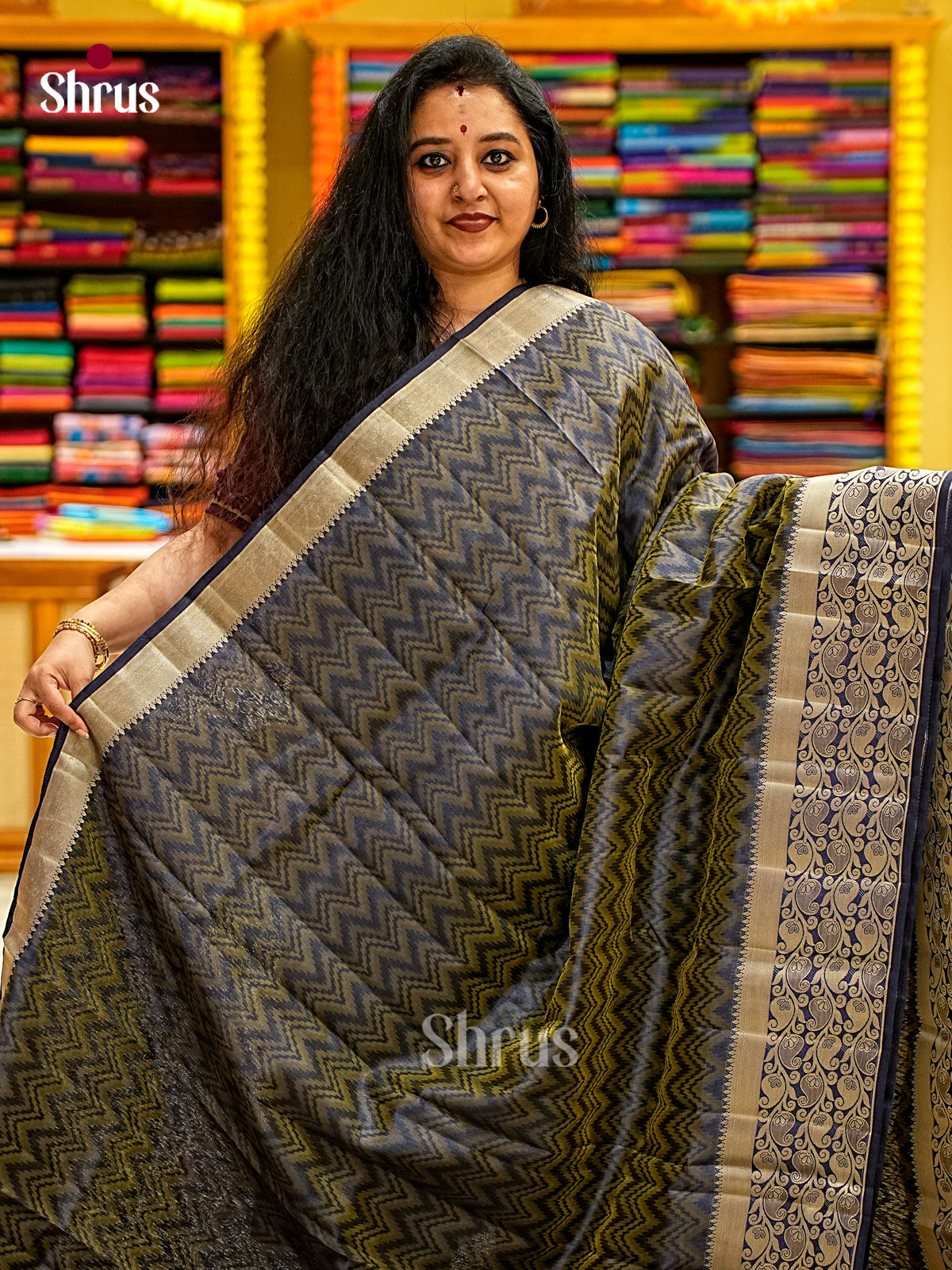 Semi Rawsilk Saree - EI21252