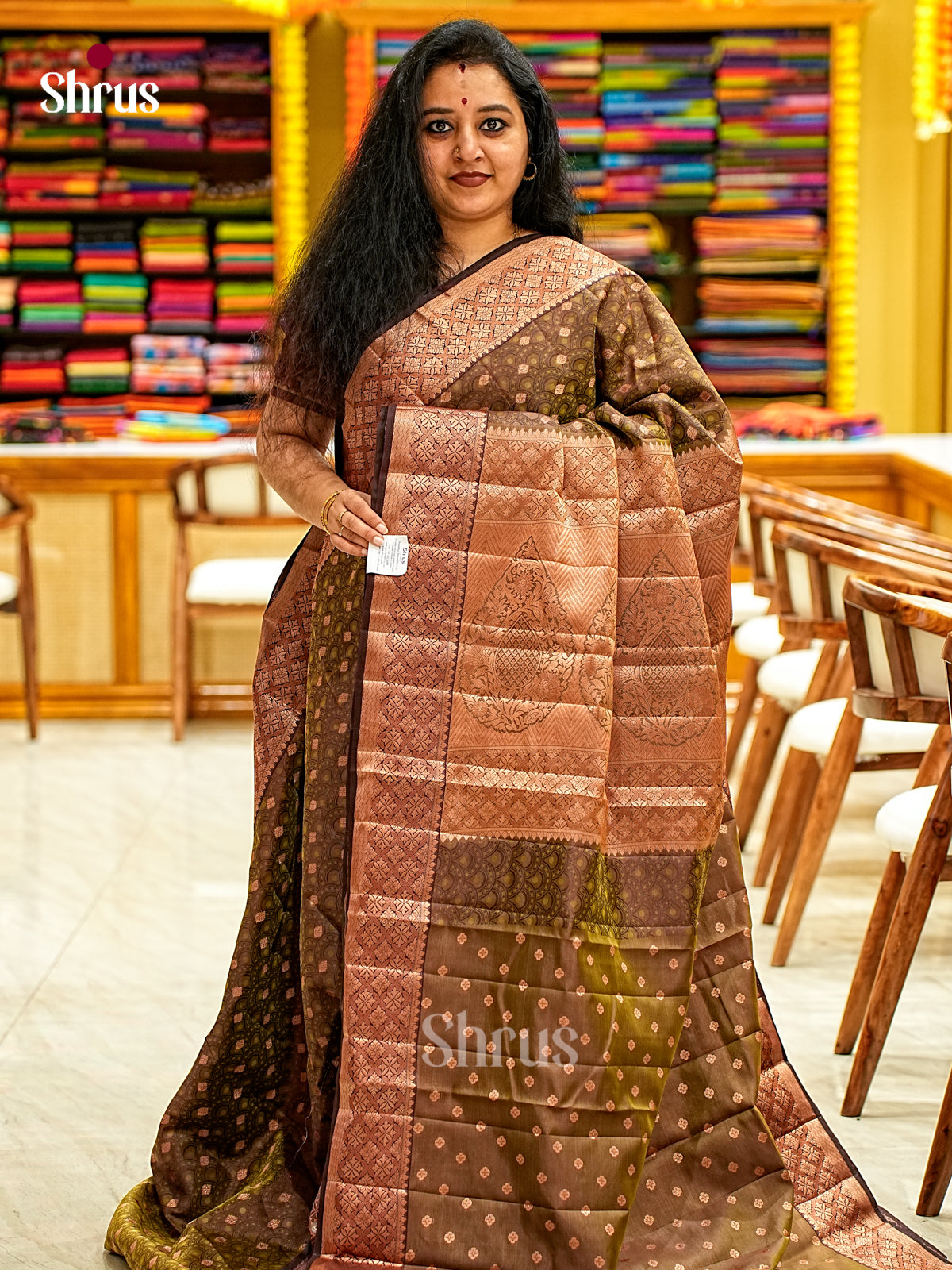 Semi Rawsilk Saree - EI21289