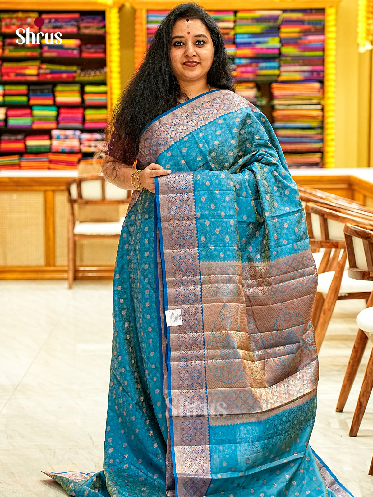 Semi Rawsilk Saree - EI21296