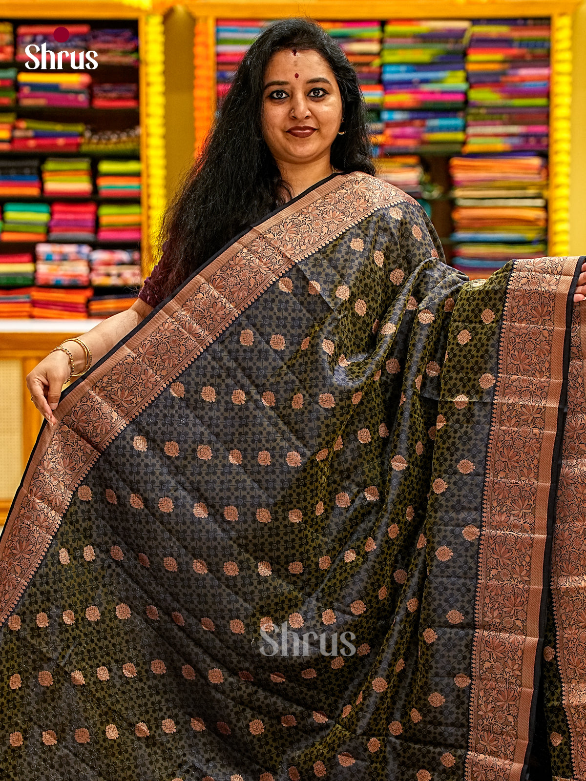 Semi Rawsilk Saree - EI21325