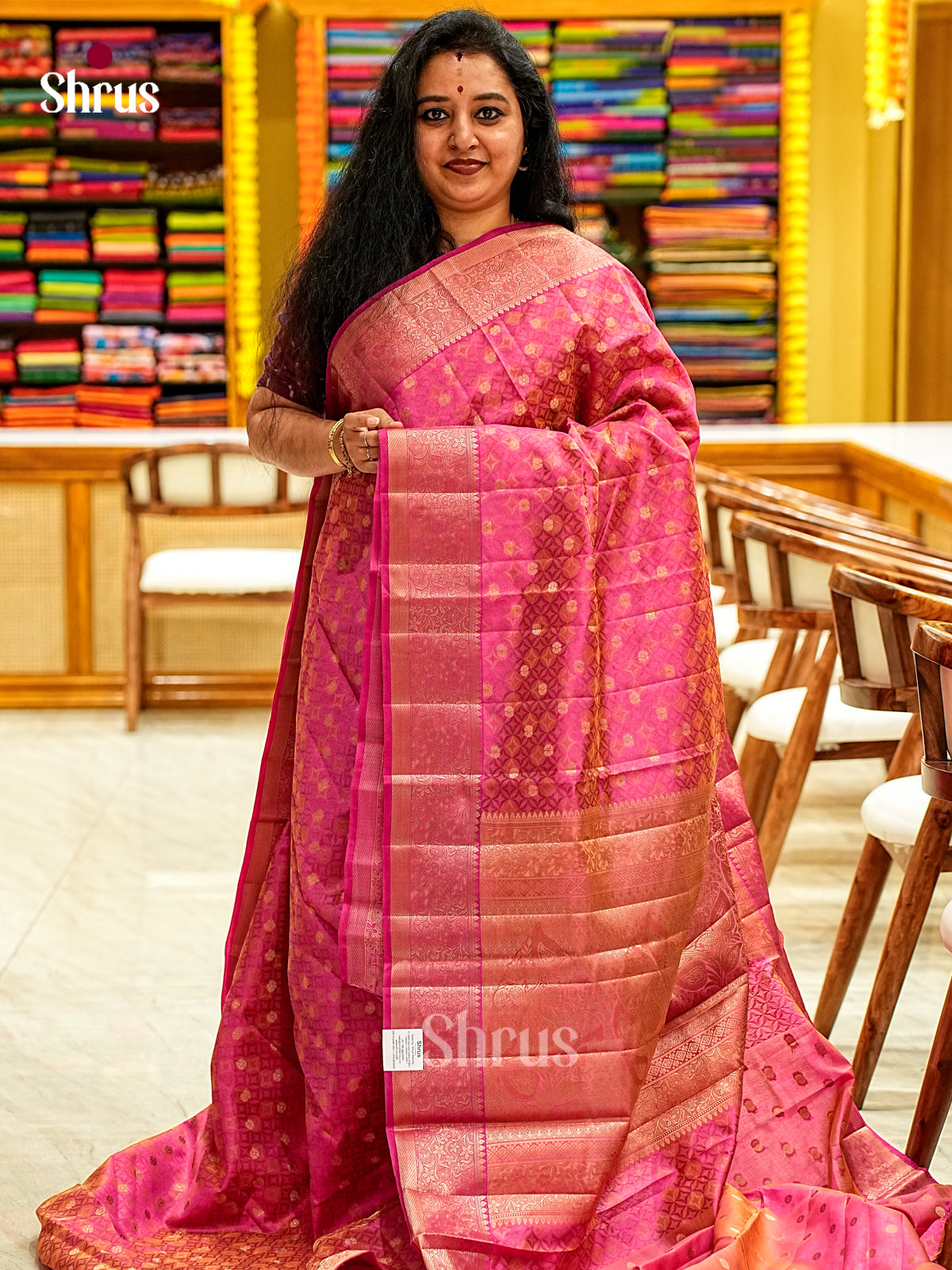 Semi Rawsilk Saree - EI21337