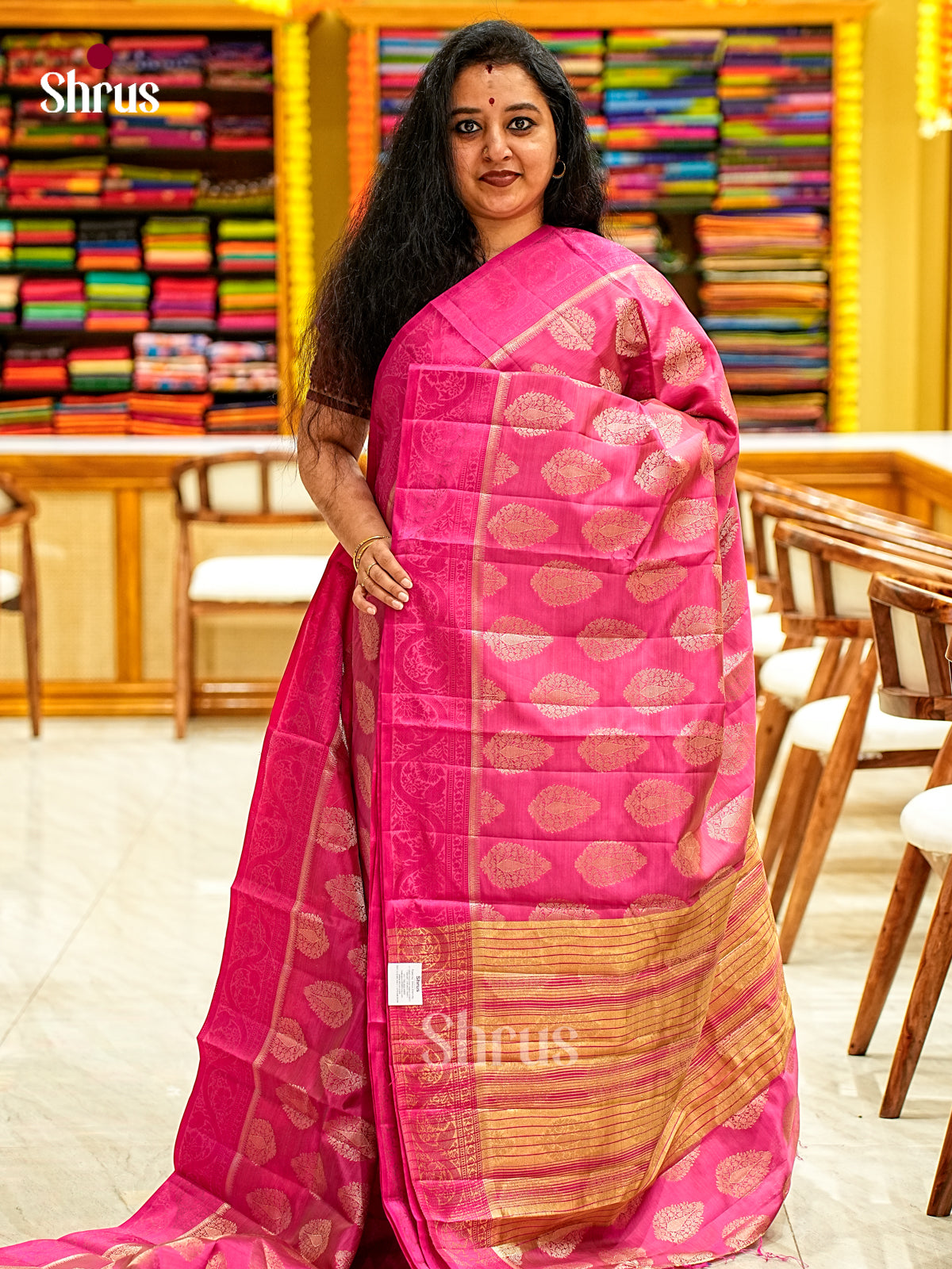 Semi Rawsilk Saree - EI22002