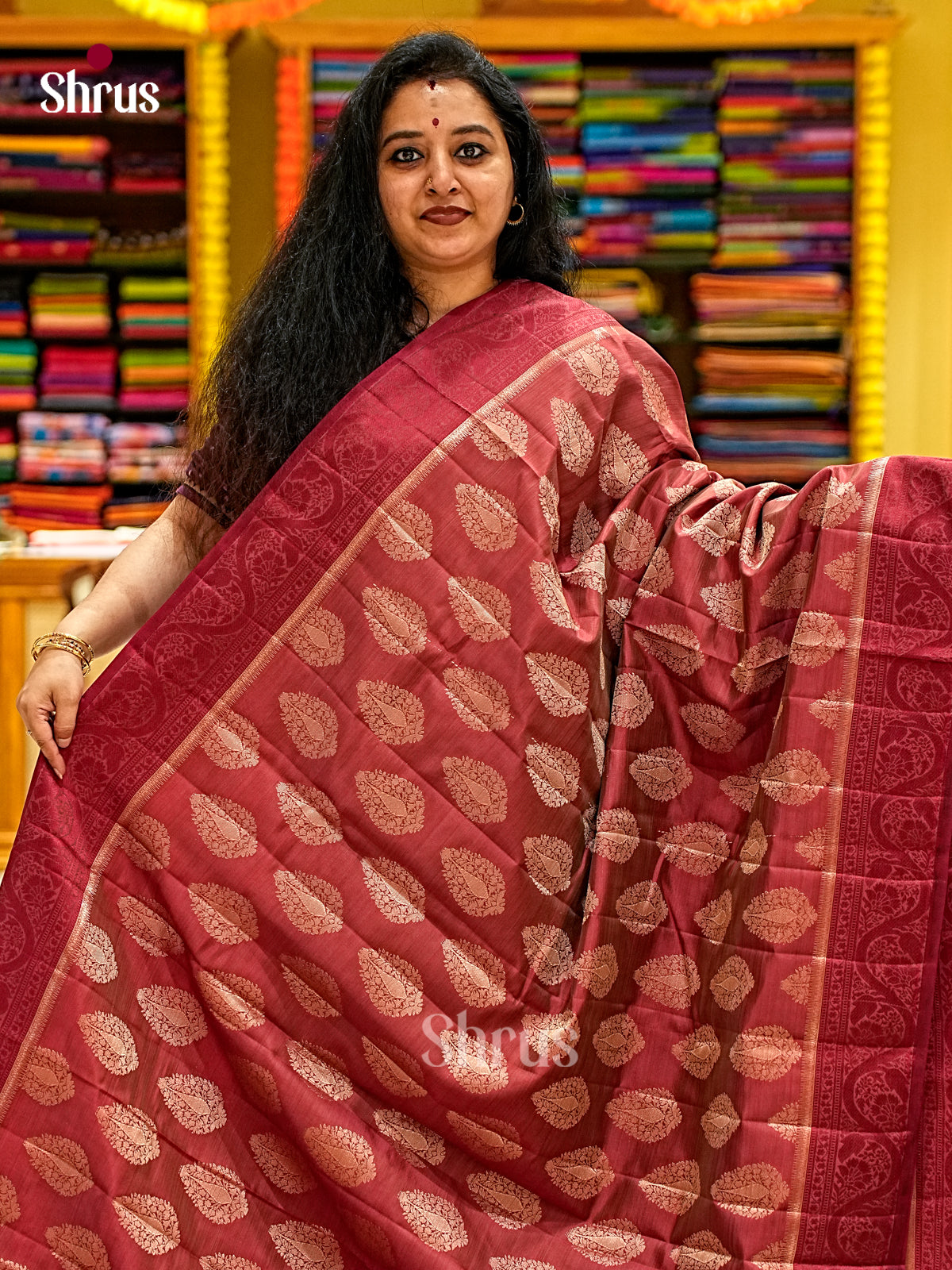 Semi Rawsilk Saree - EI22005