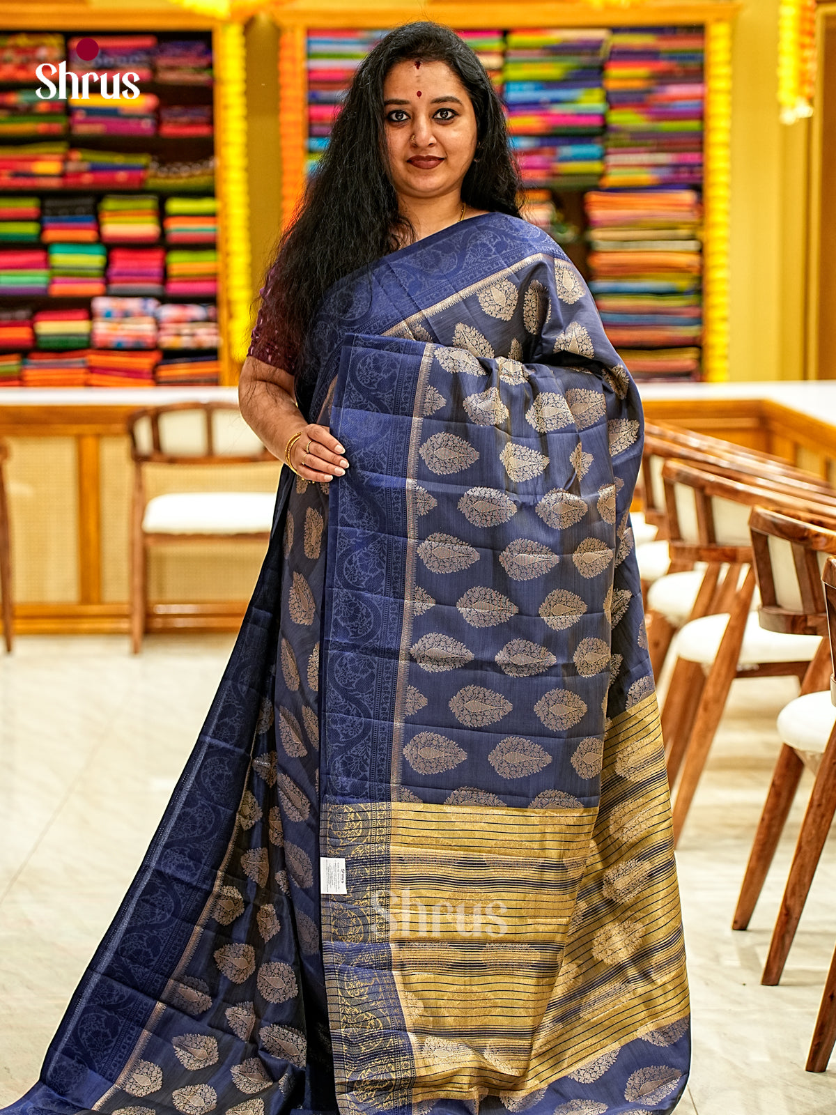 Semi Rawsilk Saree - EI22006