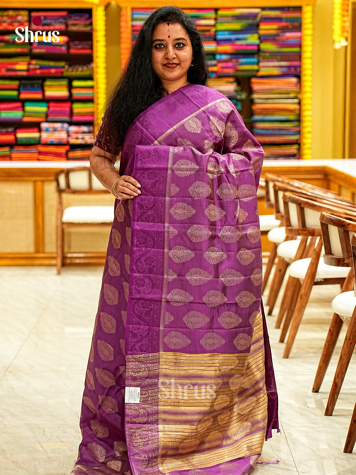Semi Rawsilk Saree - EI22008