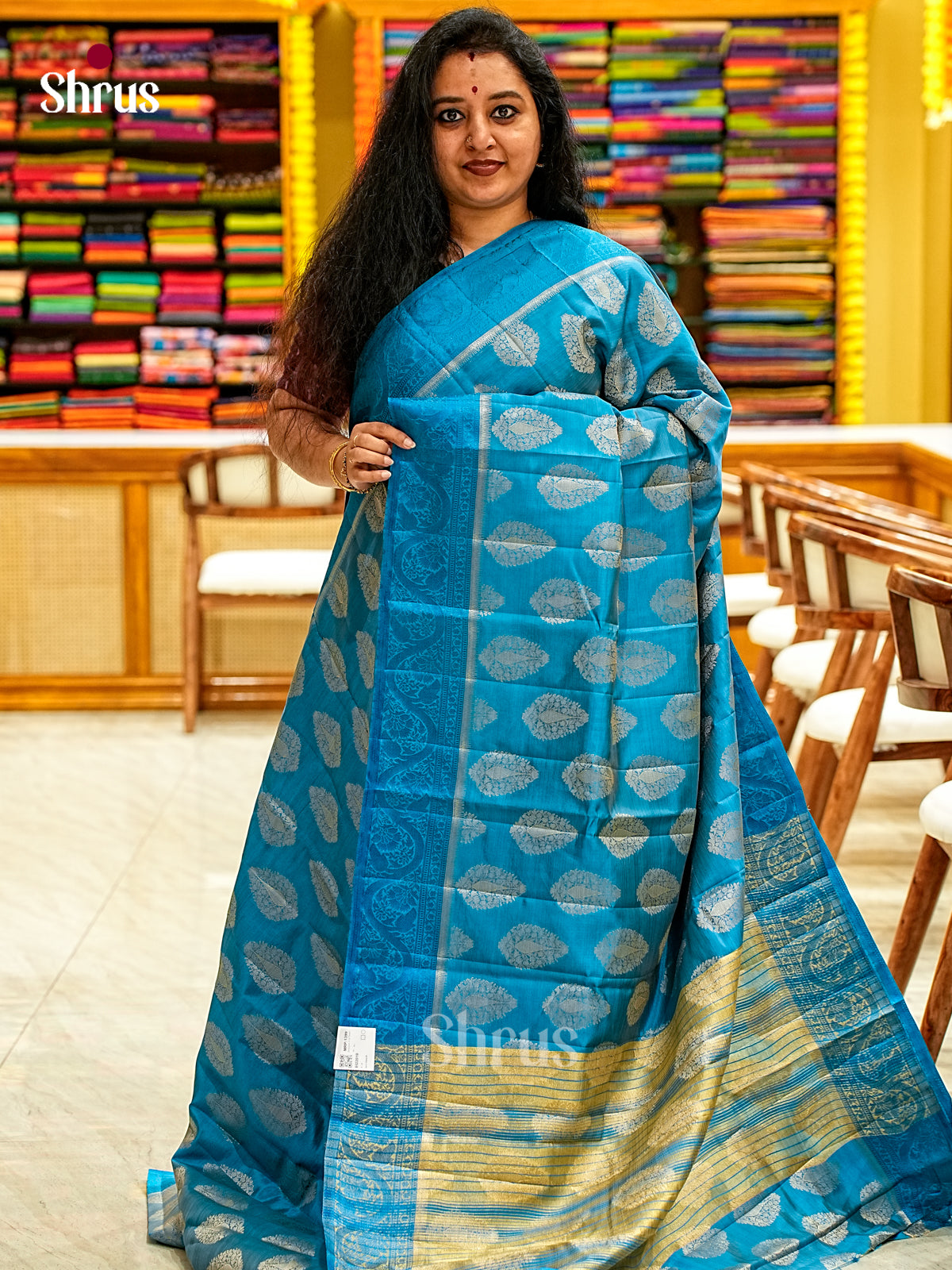 Semi Rawsilk Saree - EI22010