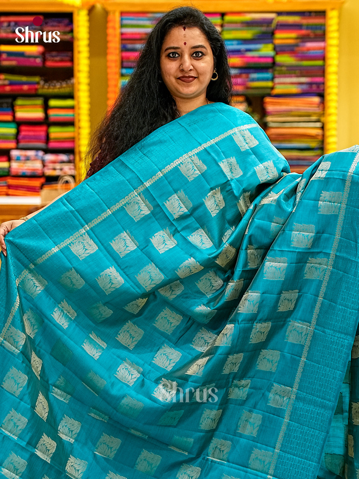 Semi Rawsilk Saree - EI22011