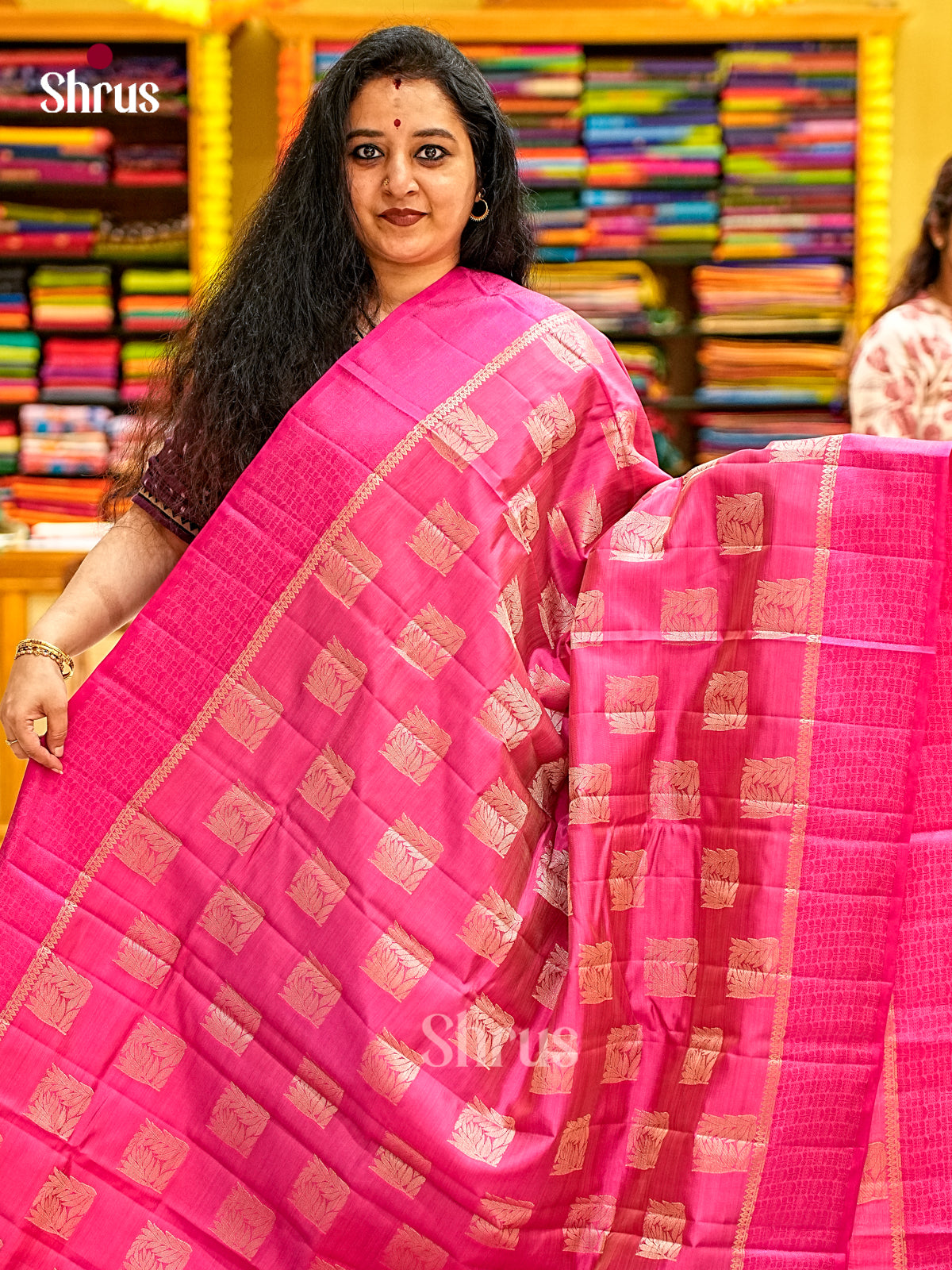 Semi Rawsilk Saree - EI22017