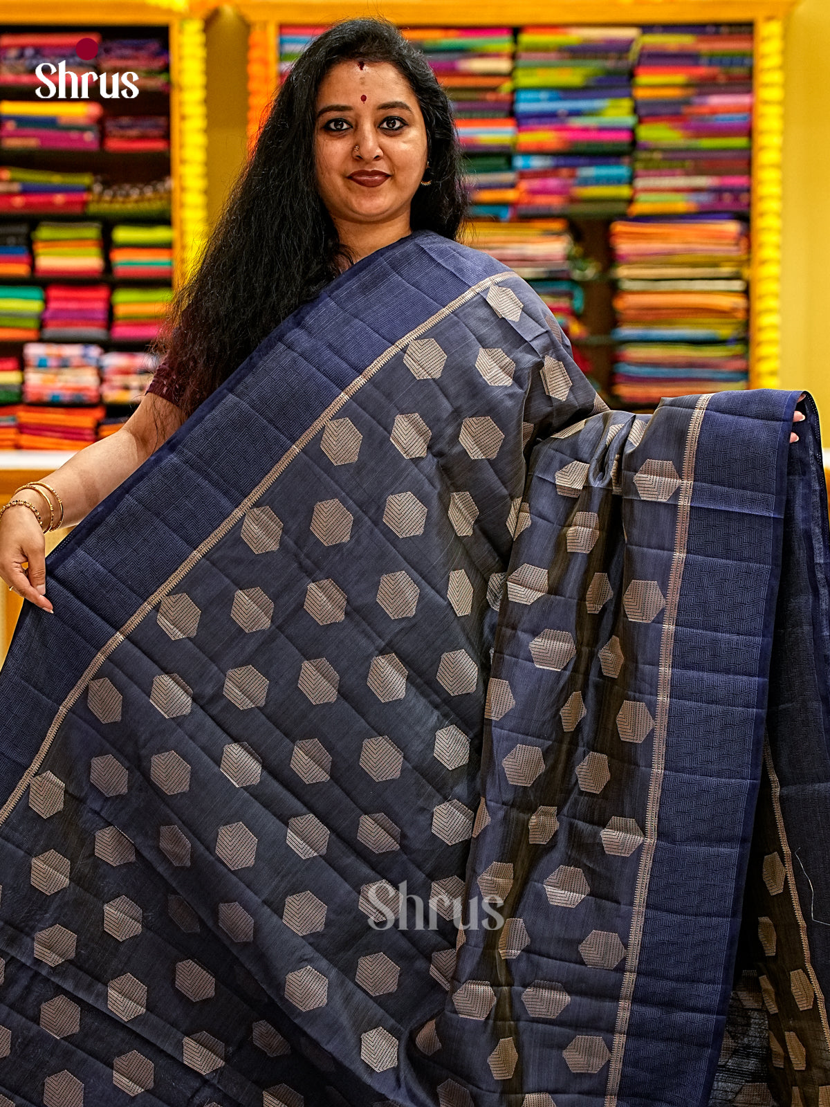 Semi Rawsilk Saree - EI22027