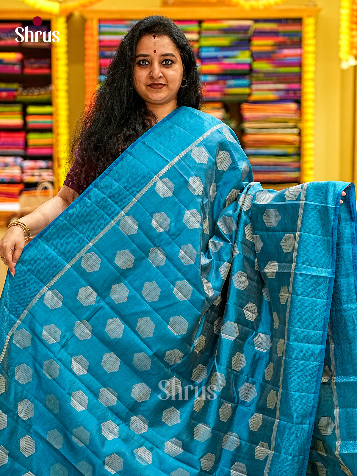 Semi Rawsilk Saree - EI22028