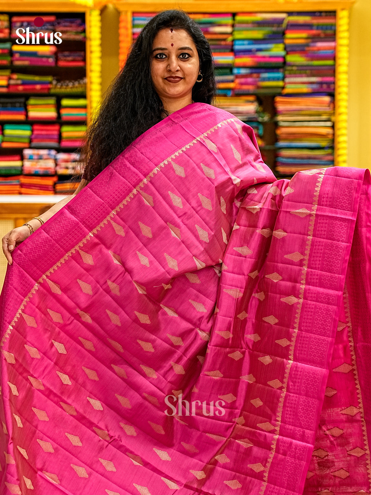 Semi Rawsilk Saree - EI22040