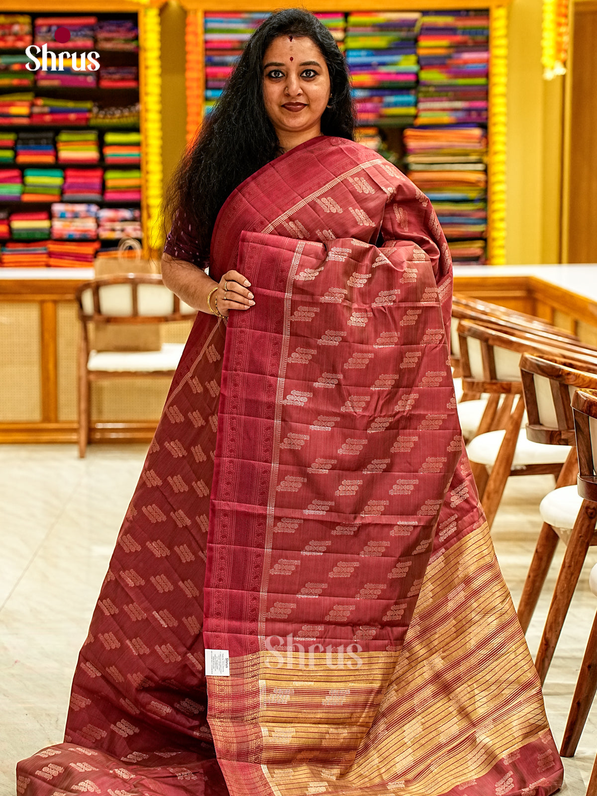 Semi Rawsilk Saree - EI22042