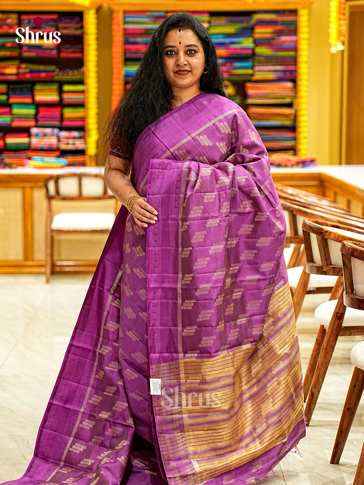 Semi Rawsilk Saree - EI22044