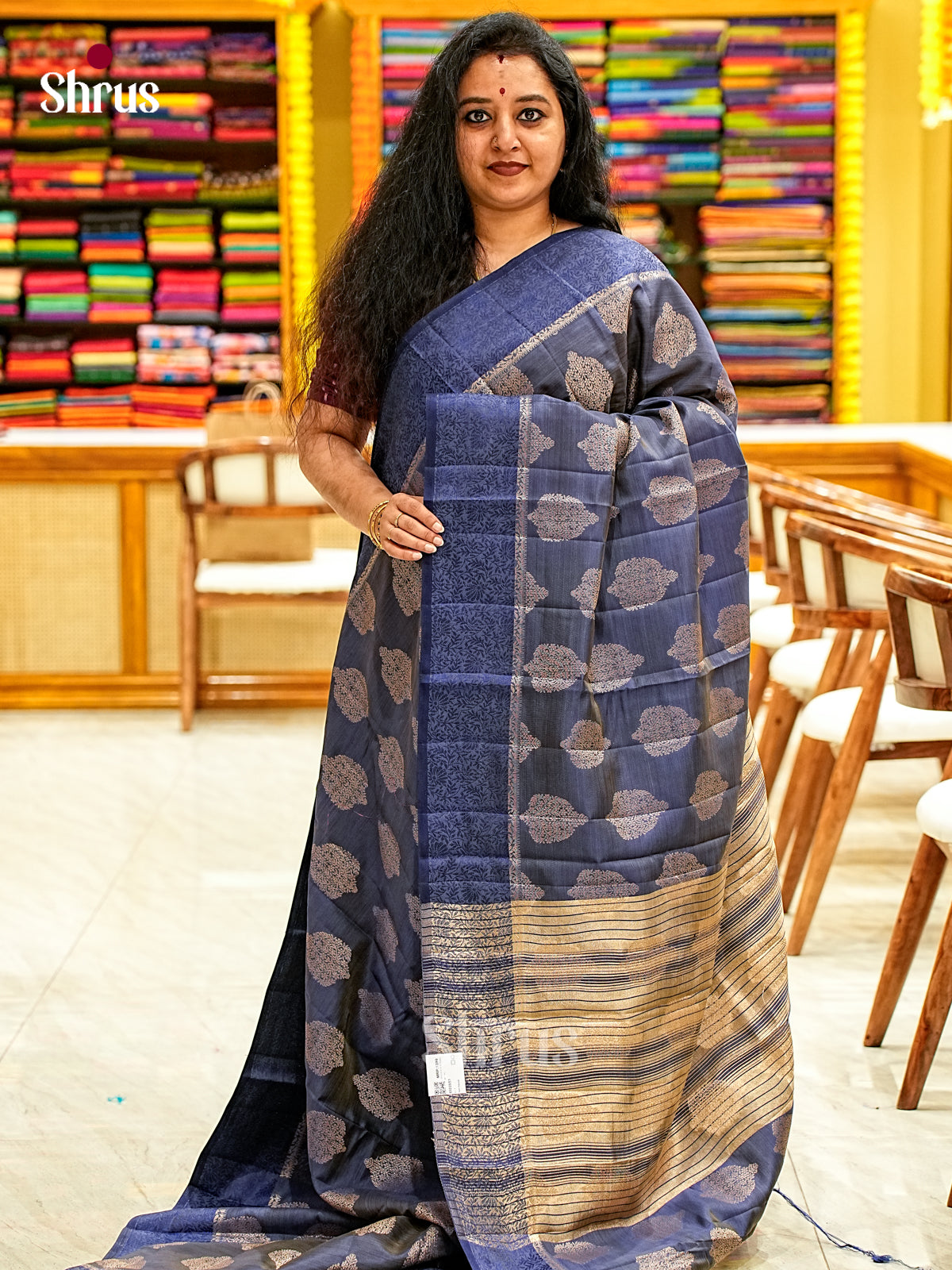 Semi Rawsilk Saree - EI22051