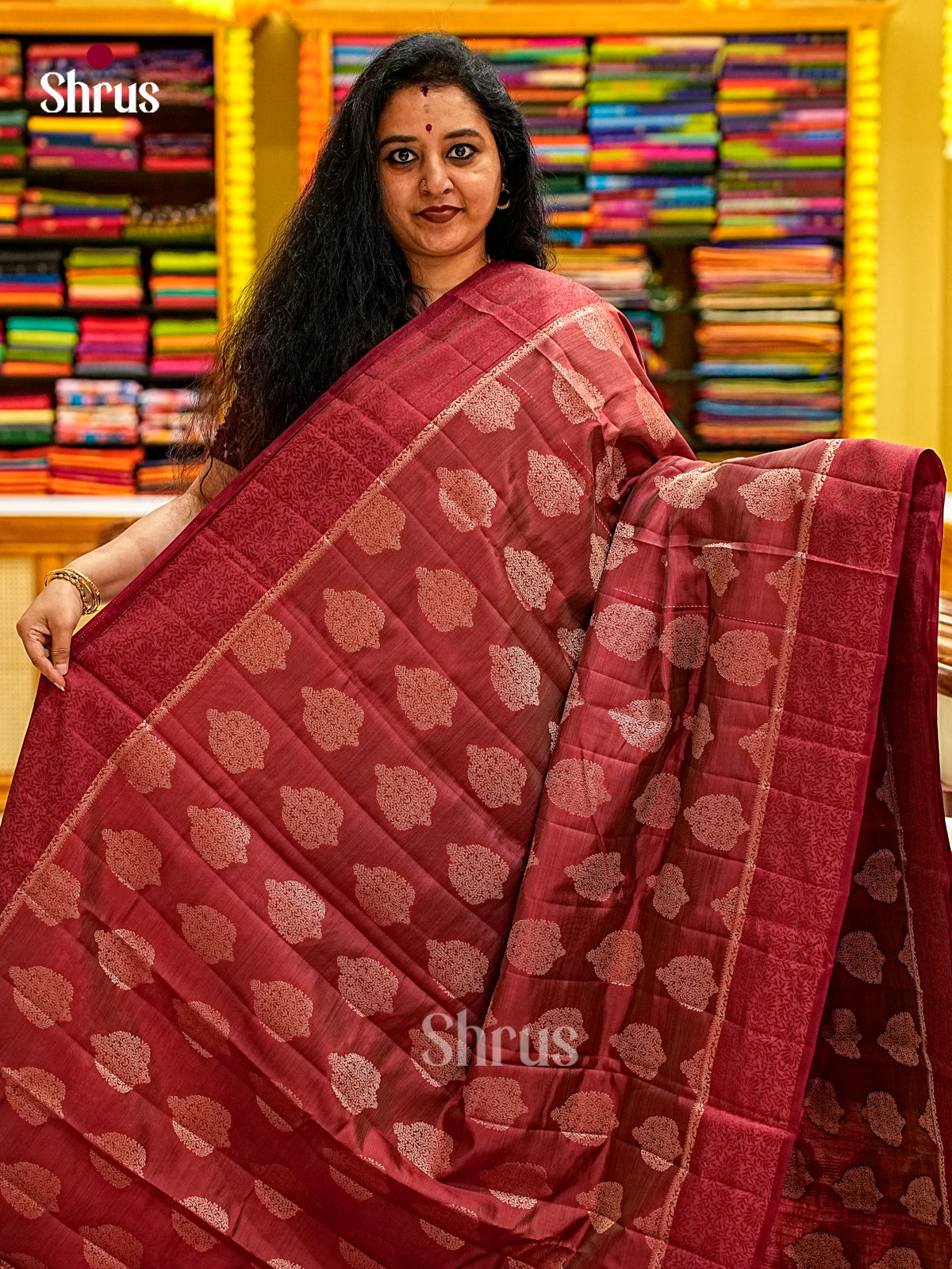 Semi Rawsilk Saree - EI22056