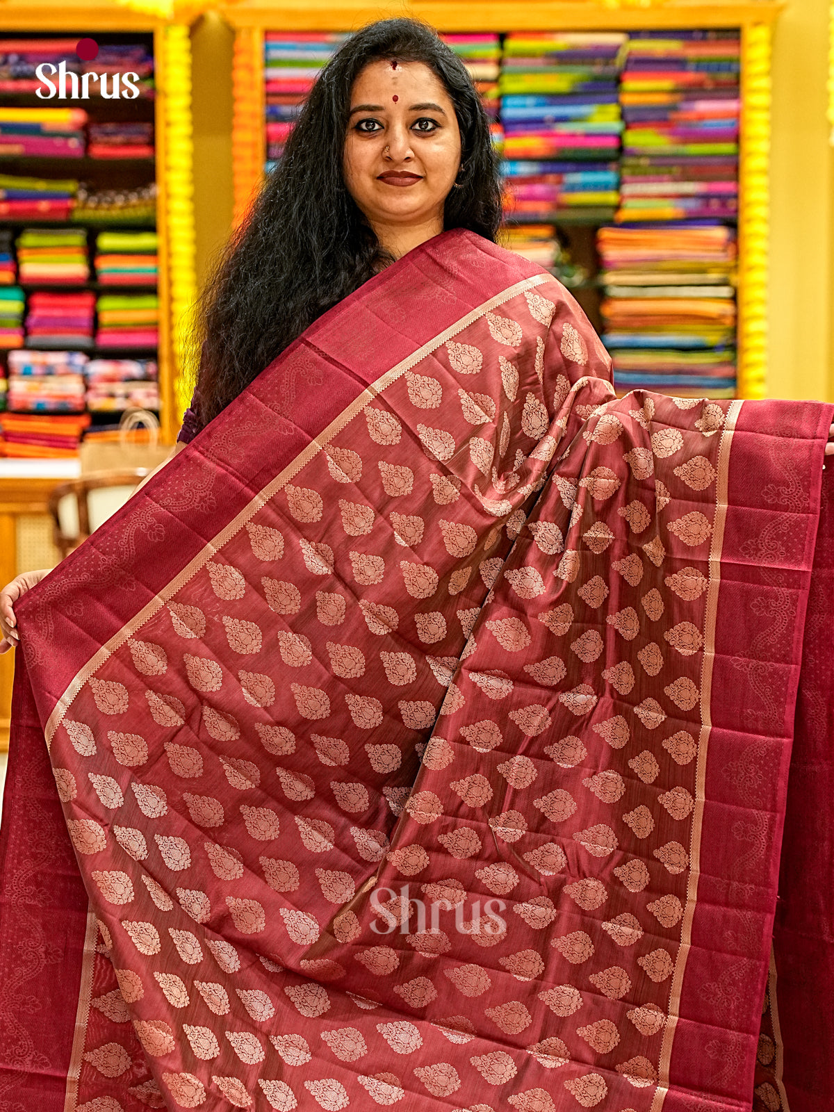 Semi Rawsilk Saree - EI22059