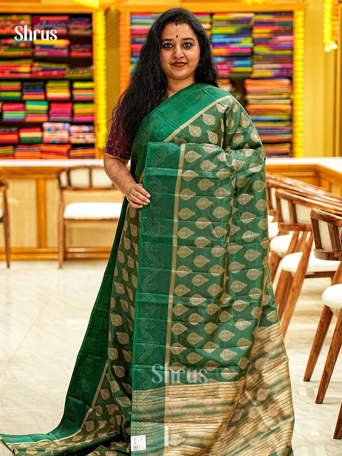 Semi Rawsilk Saree - EI22064