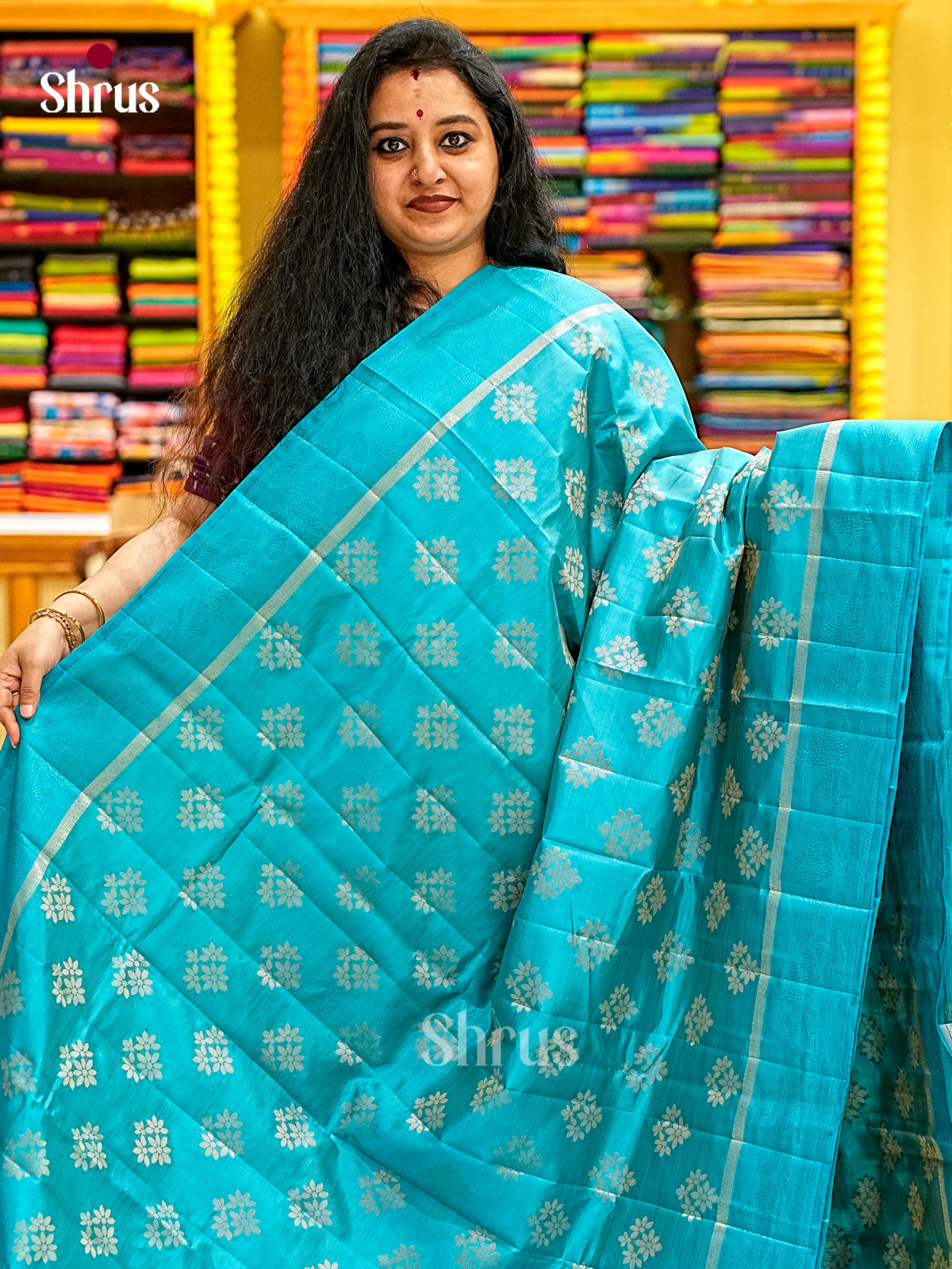 Semi Rawsilk Saree - EI22069