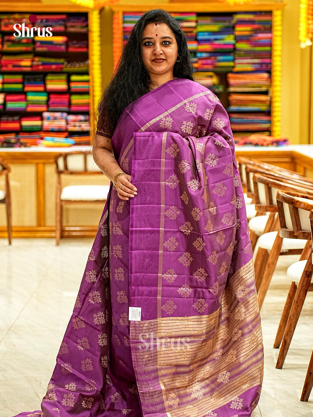 Semi Rawsilk Saree - EI22073