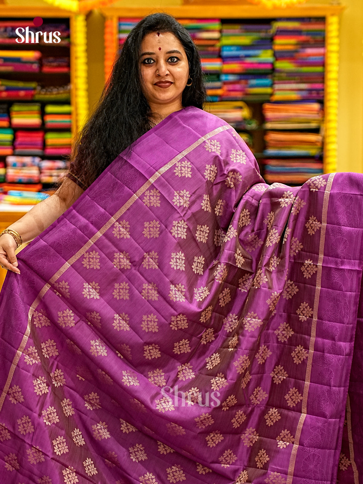 Semi Rawsilk Saree - EI22073