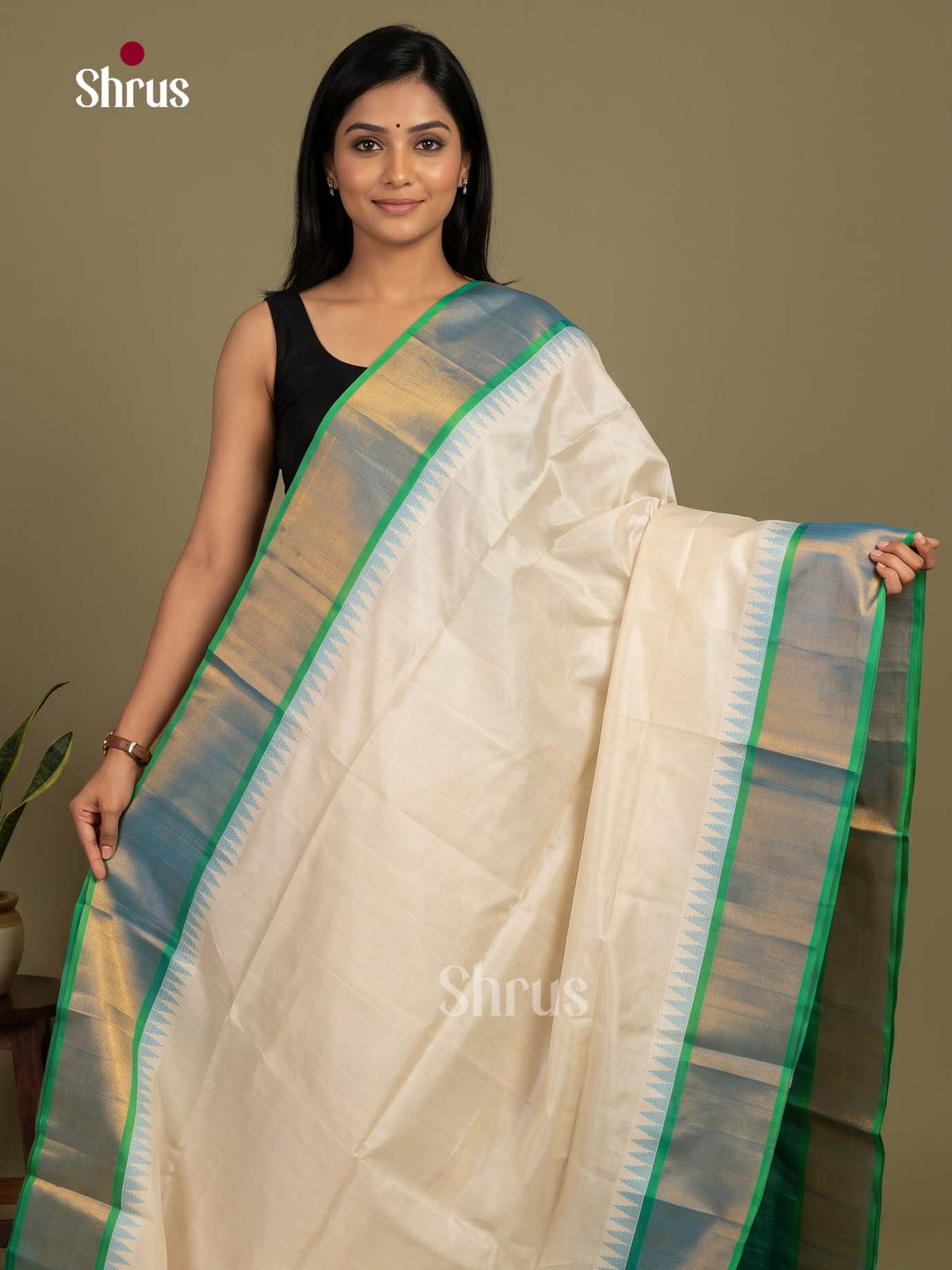 Silk Cotton Saree - EI23004