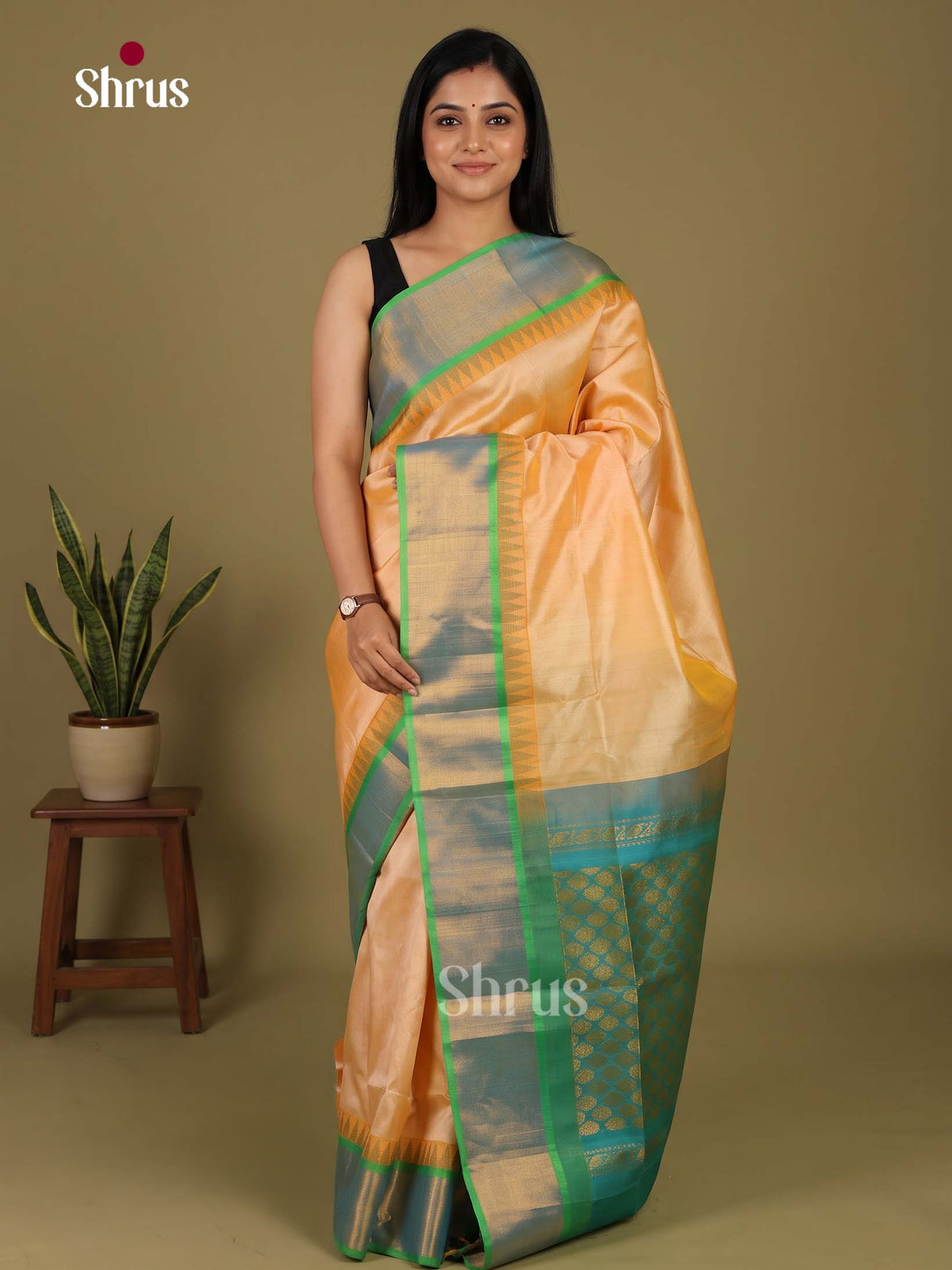 Silk Cotton Saree - EI23007