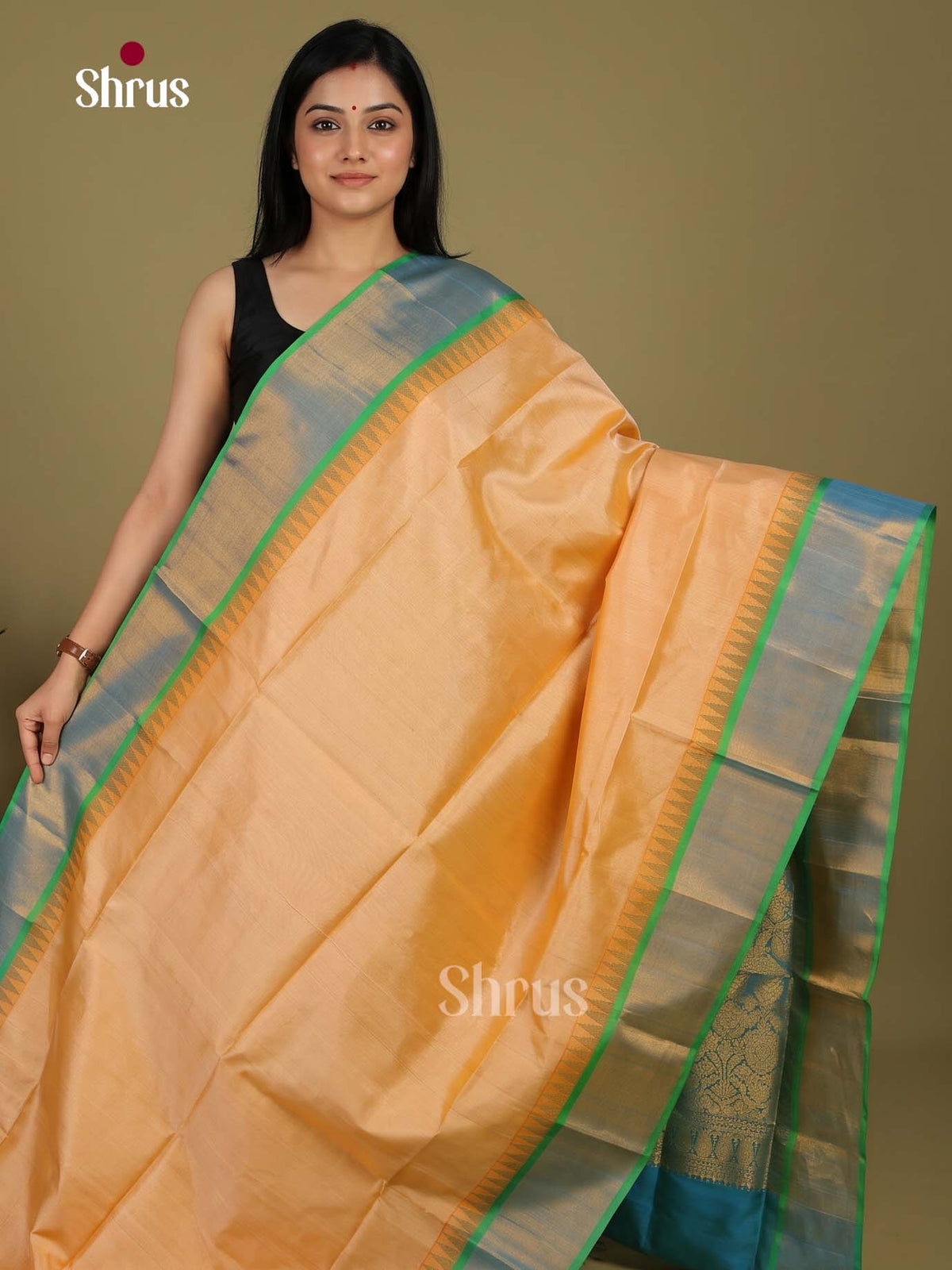 Silk Cotton Saree - EI23007